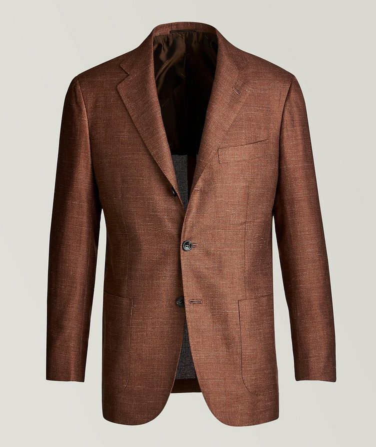 Contemporary Fit Cashmere-Linen-Silk Sports Jacket image 0