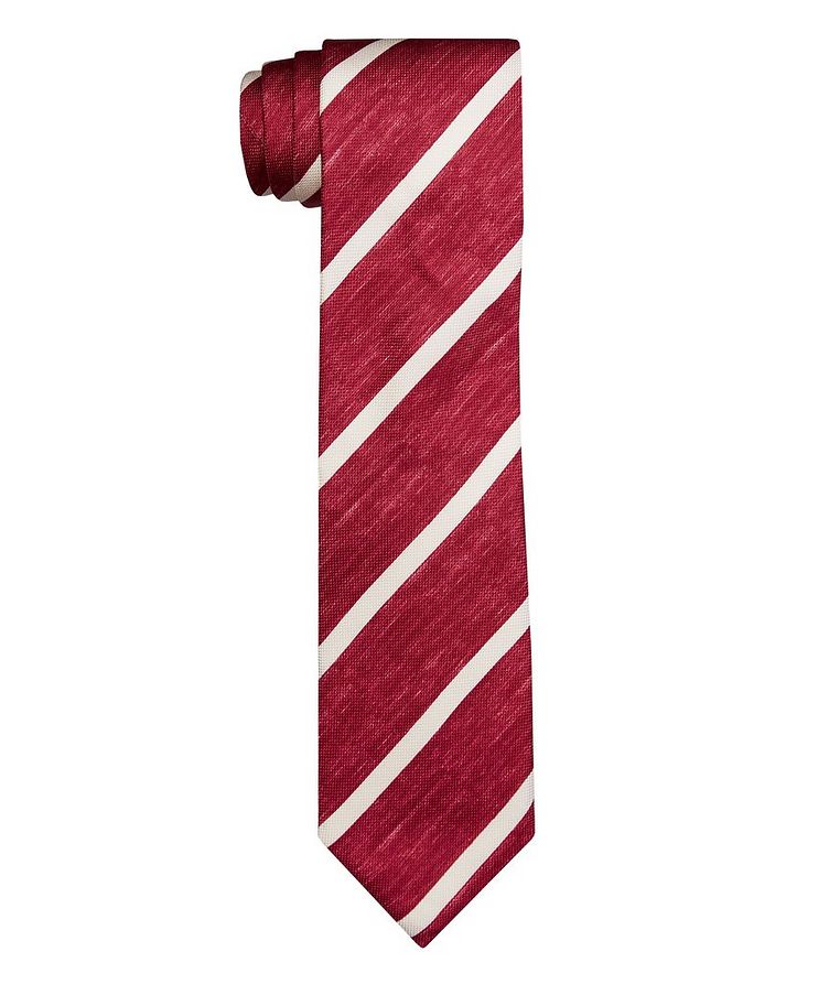 Striped Silk Tie  image 0