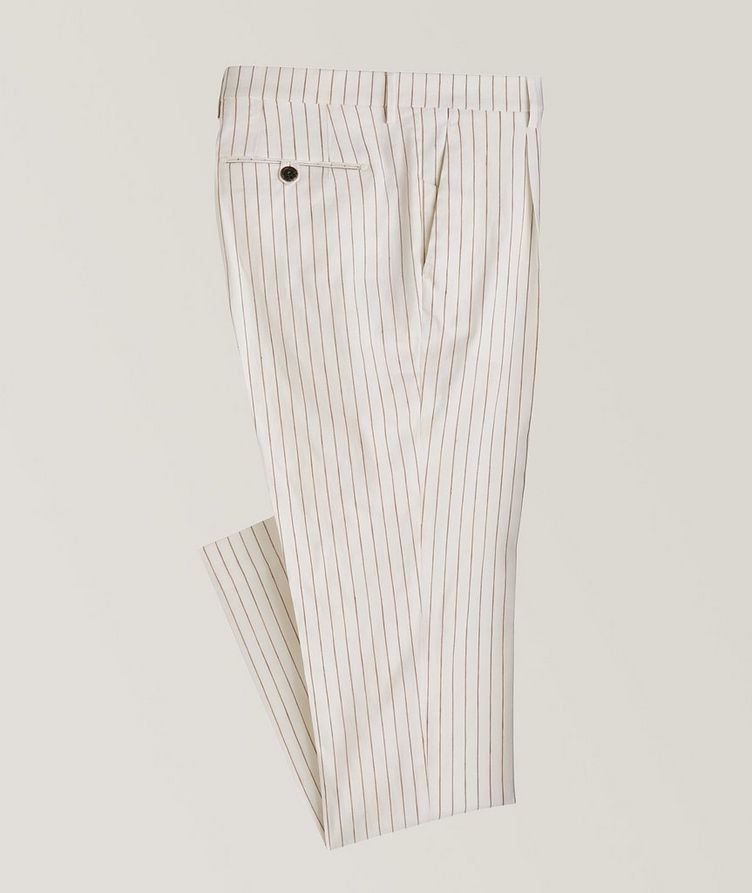 Morello Slim-Fit Stretch Linen-Cotton Pants image 0