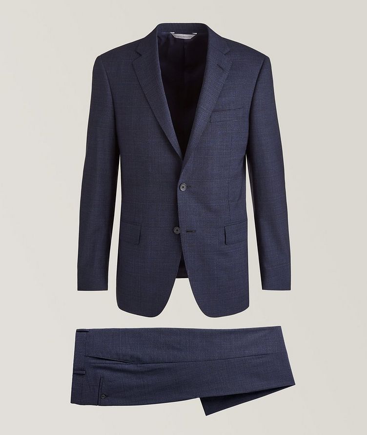 Cosmo Plaid Stretch-Wool Suit image 0