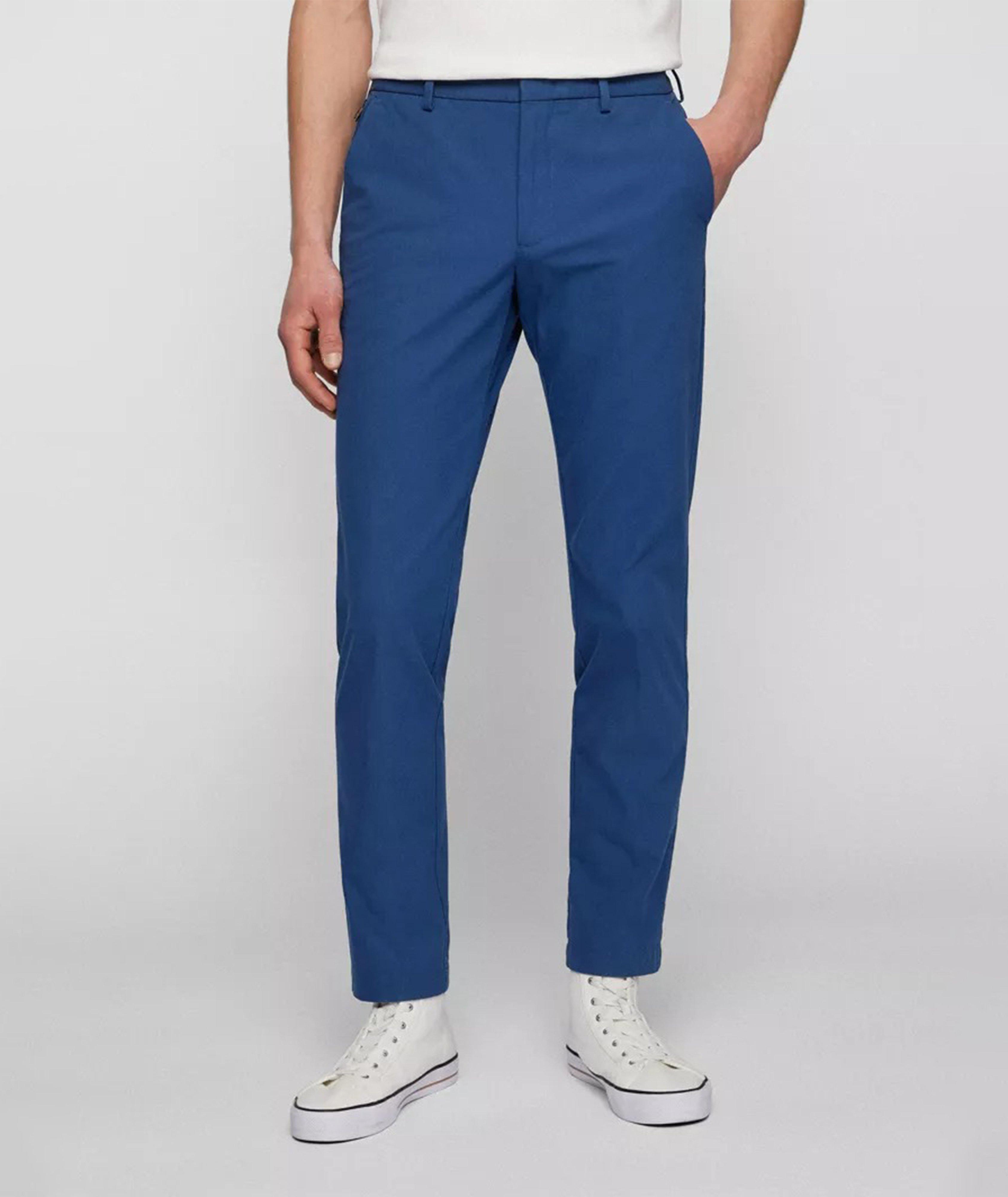 Slim Fit Cotton Blend Dress Pants image 1