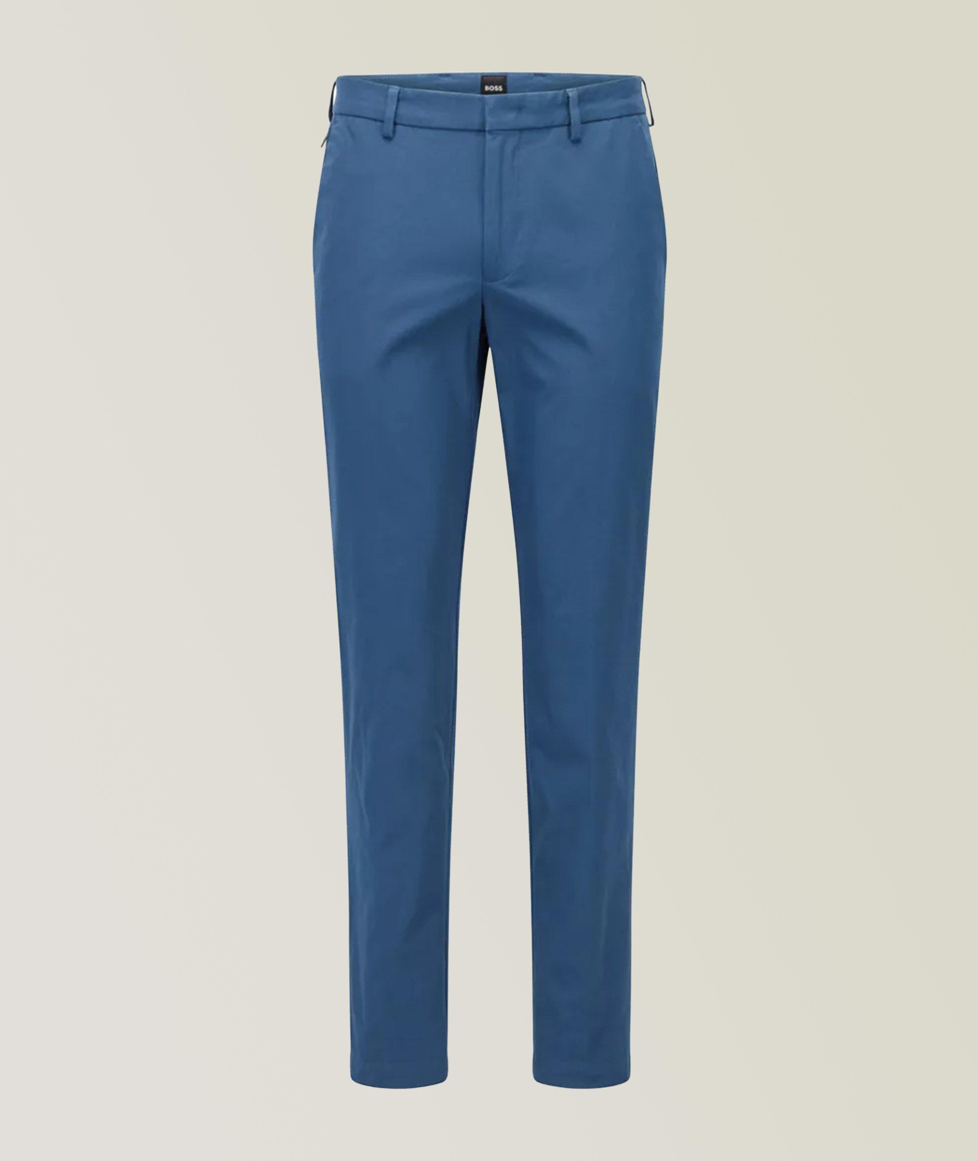 Slim Fit Cotton Blend Dress Pants image 0