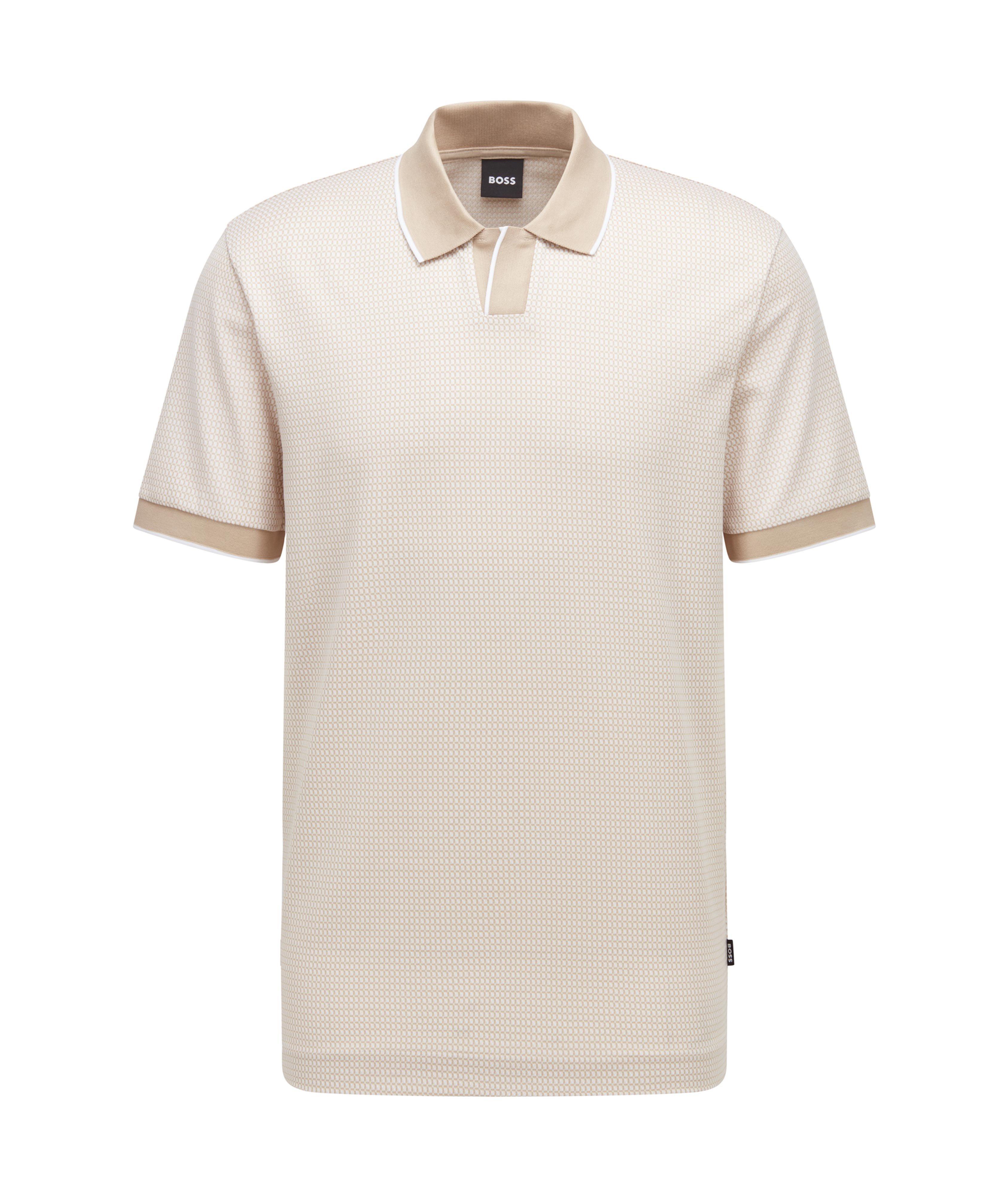 Polo en jacquard de coton image 0