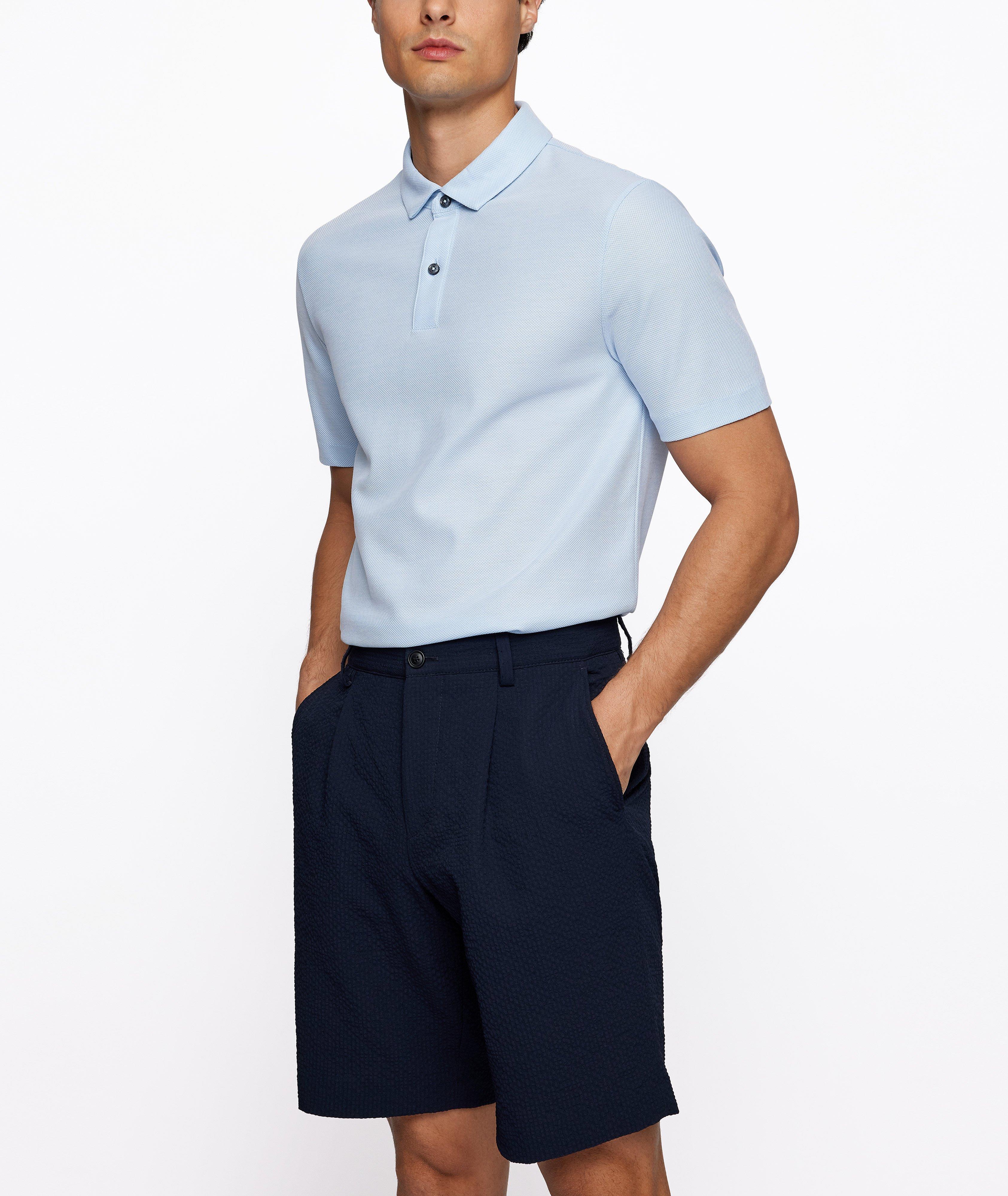 Polo en coton de coupe amincie image 1