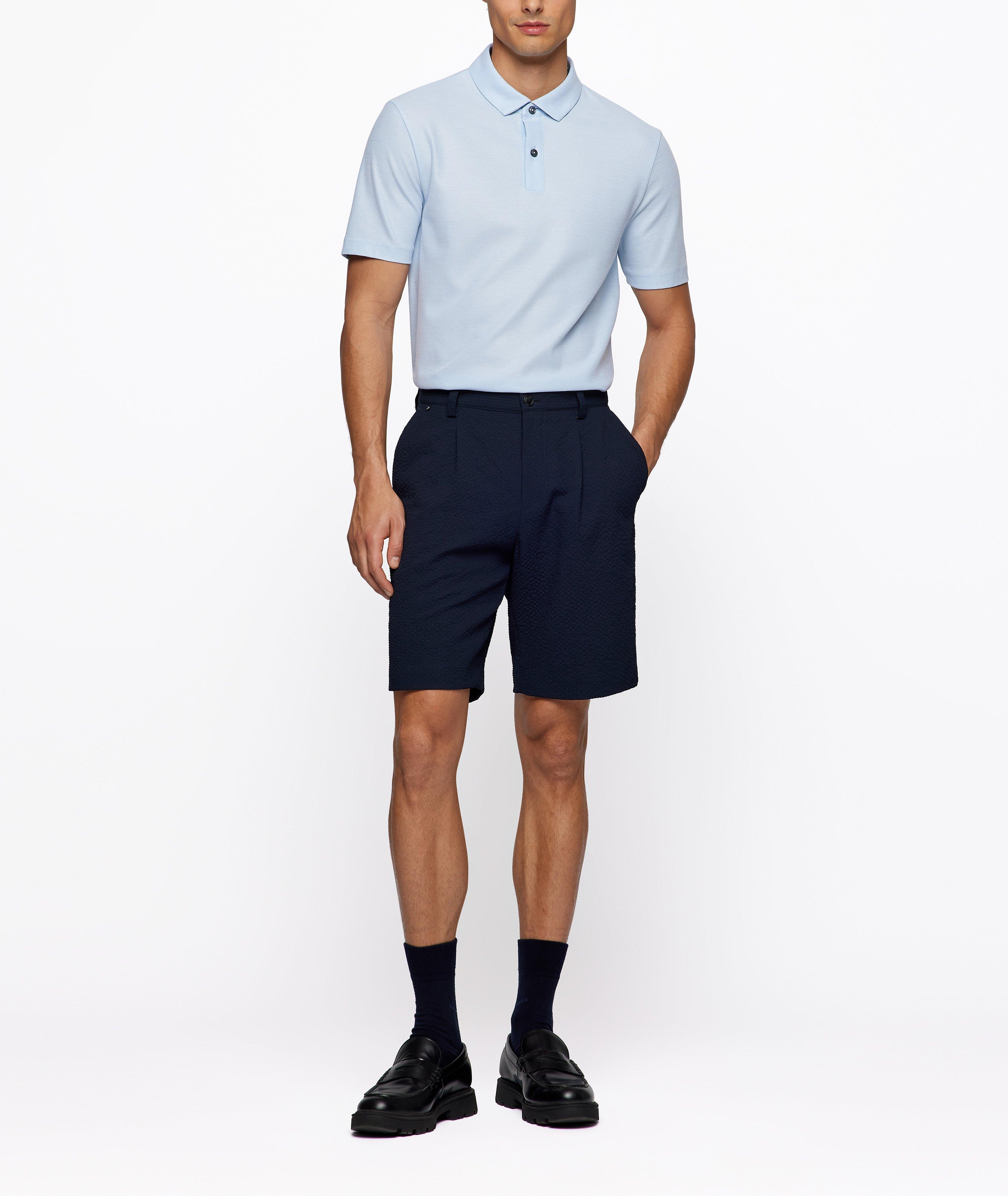 Polo en coton de coupe amincie image 4