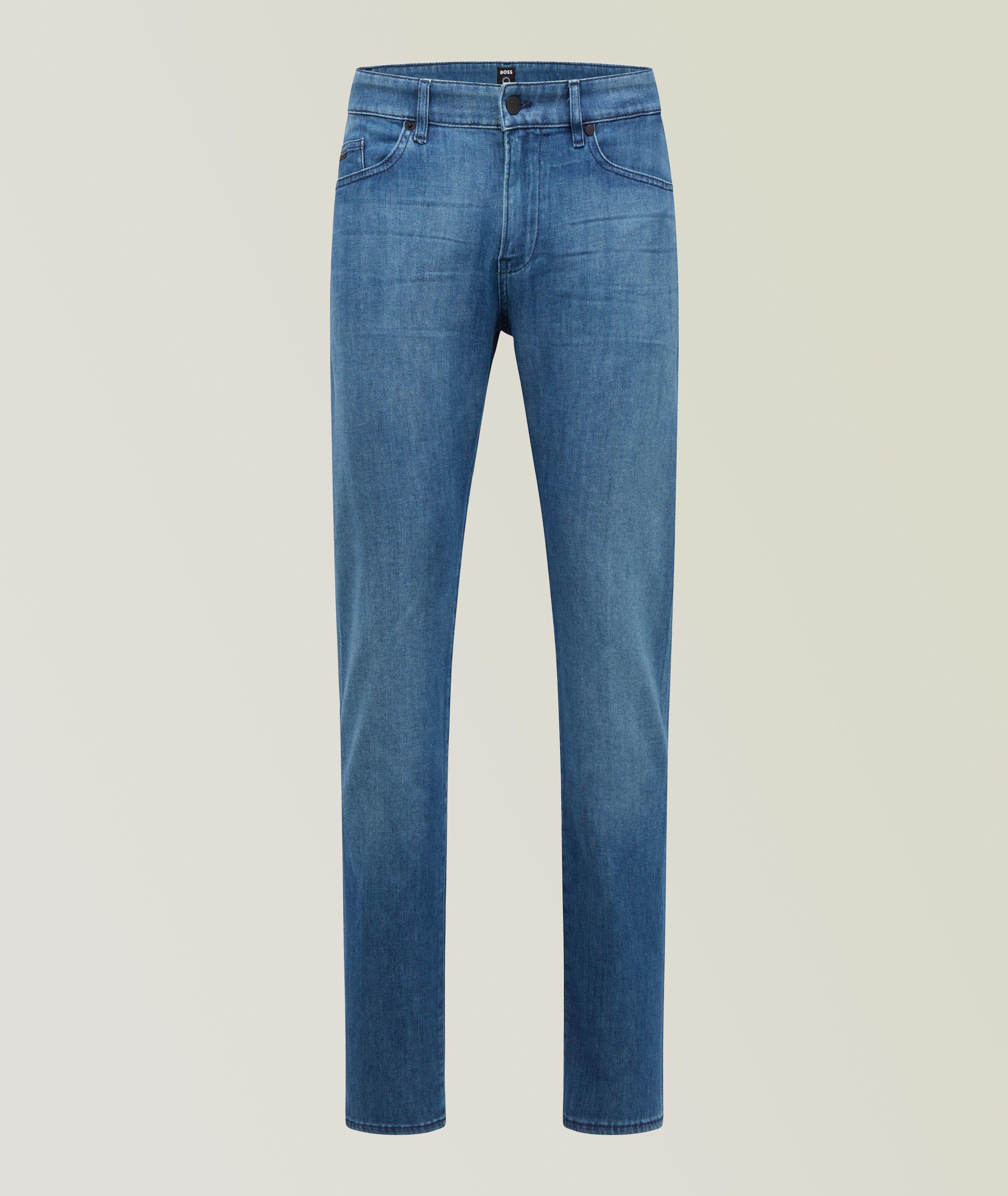 Slim Fit Stretch-Cotton Italian Denim Jeans image 0