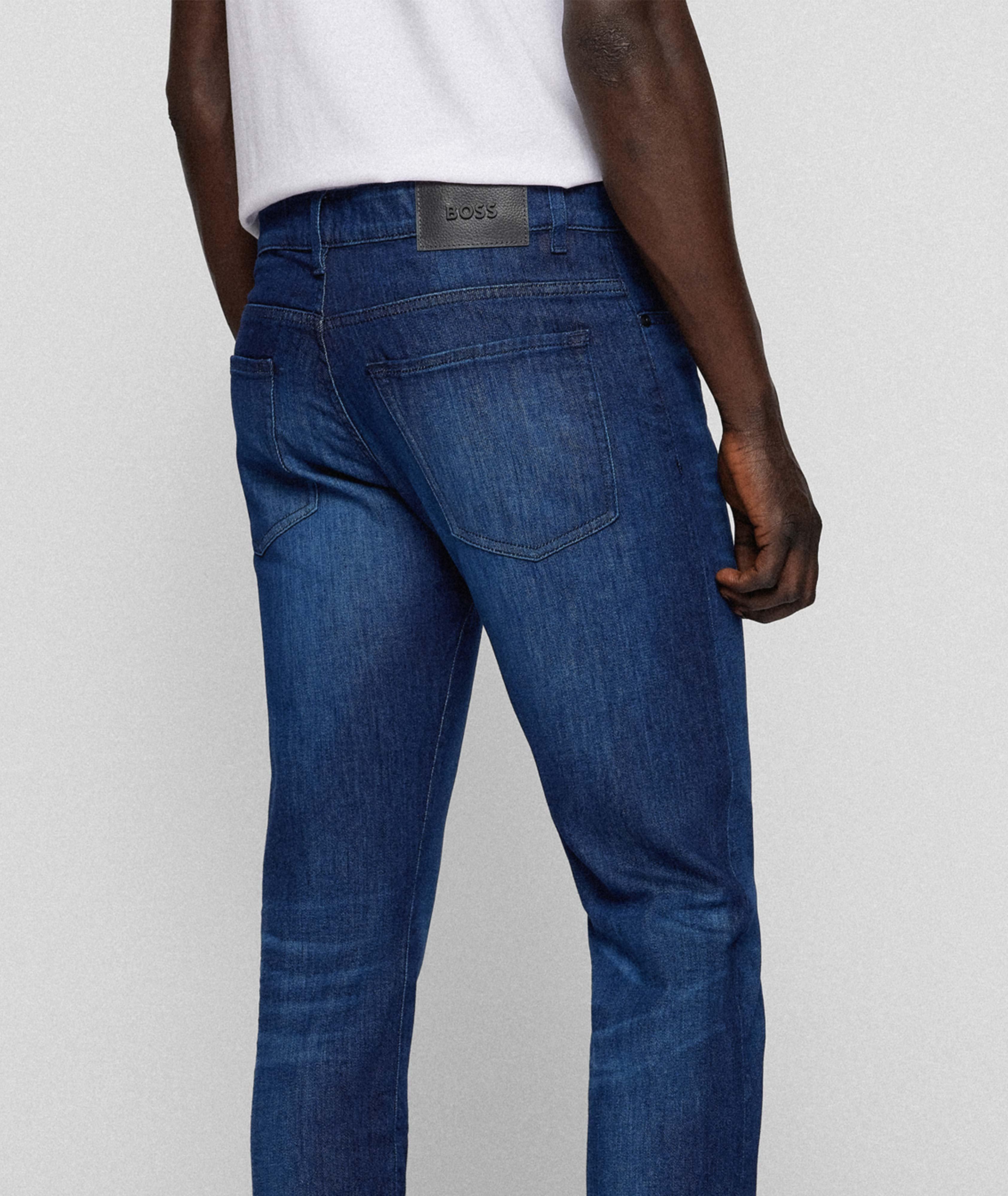 Extra Slim Fit Cashmere-Touch Stretchy Cotton Jeans  image 2