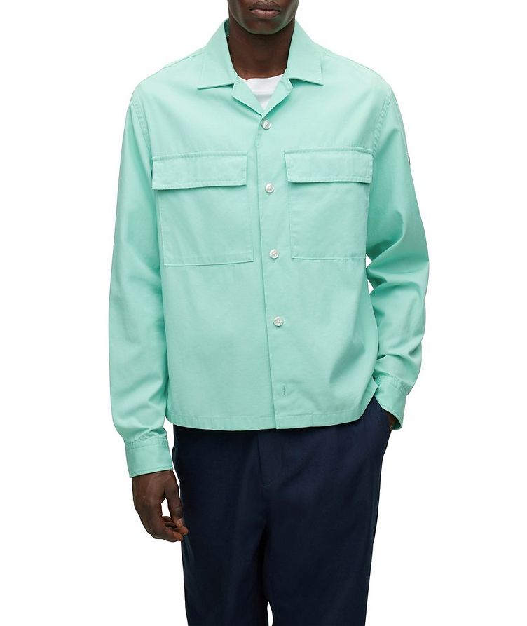 Relaxed Twill Cotton-Blend Overshirt image 1