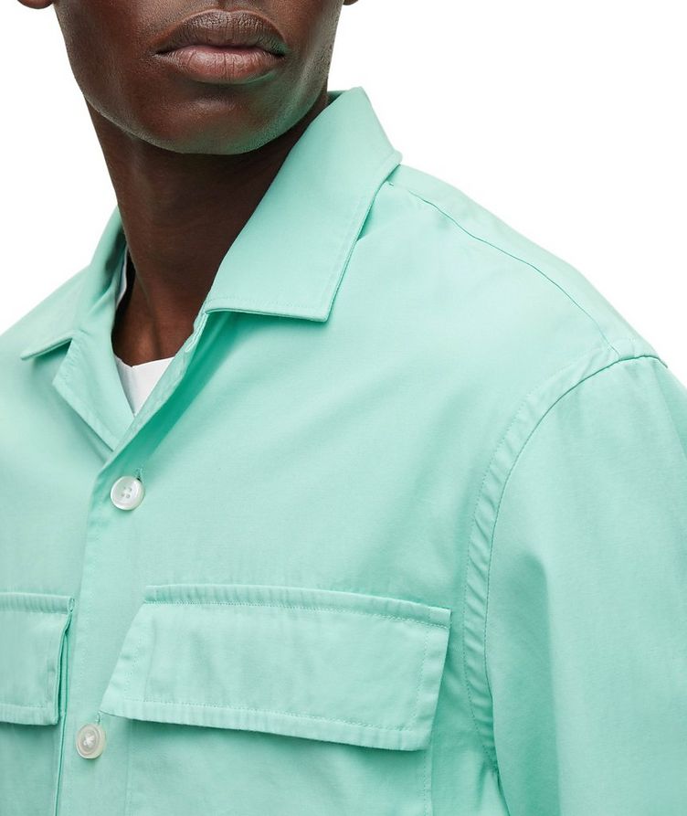 Relaxed Twill Cotton-Blend Overshirt image 4