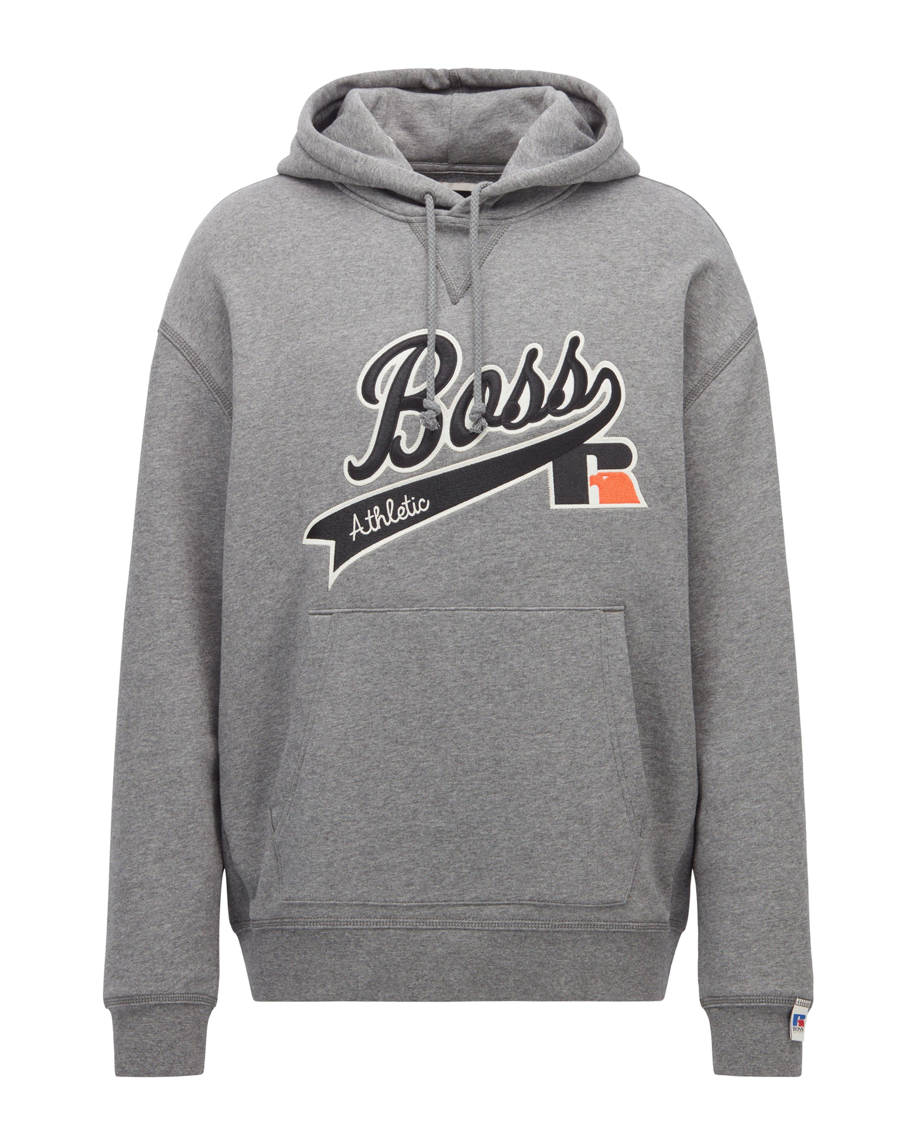 BOSS x Russell Athletic Logo Cotton Hoodie image 0