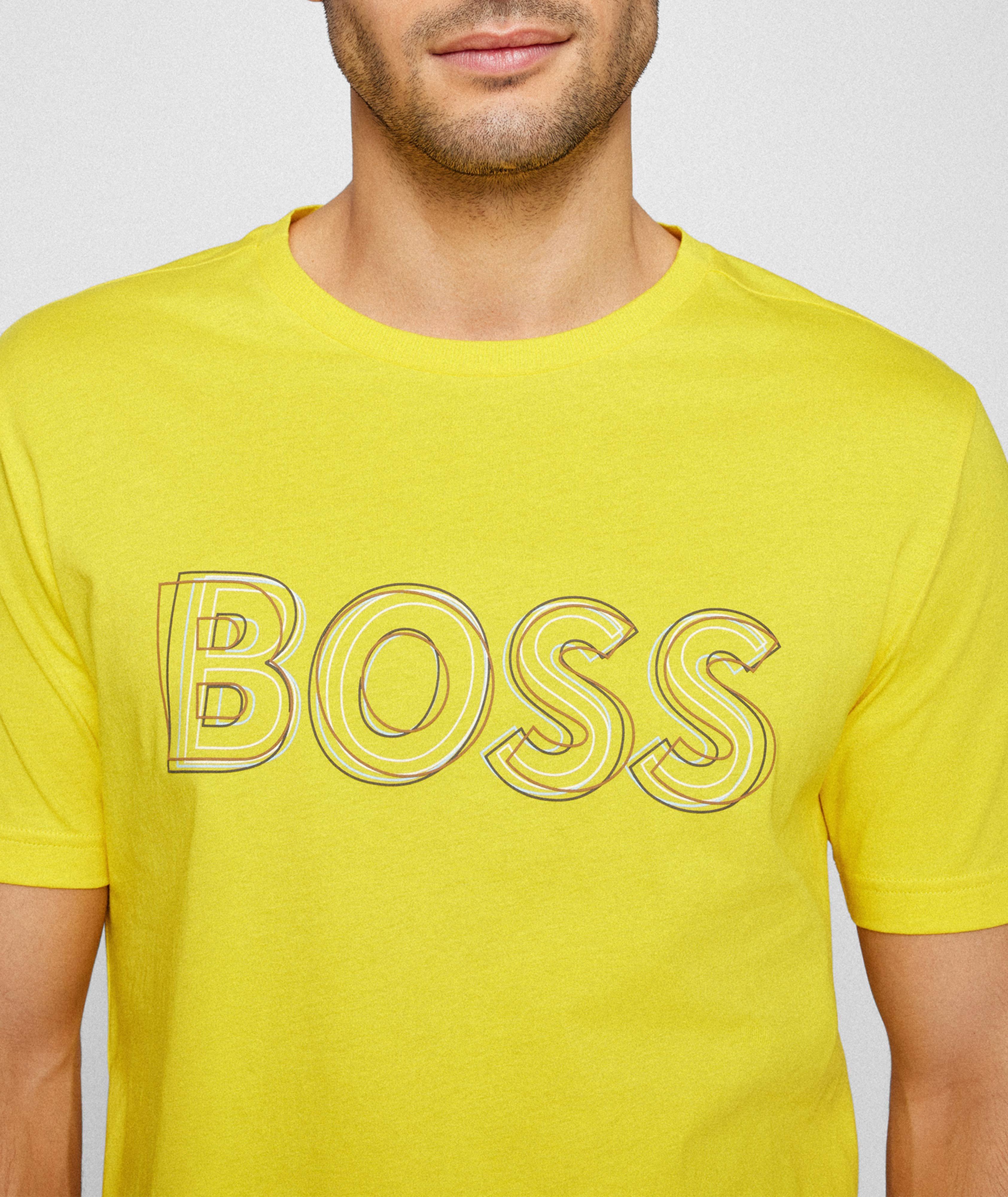 Regular Fit Cotton Jersey Logo T-Shirt image 2