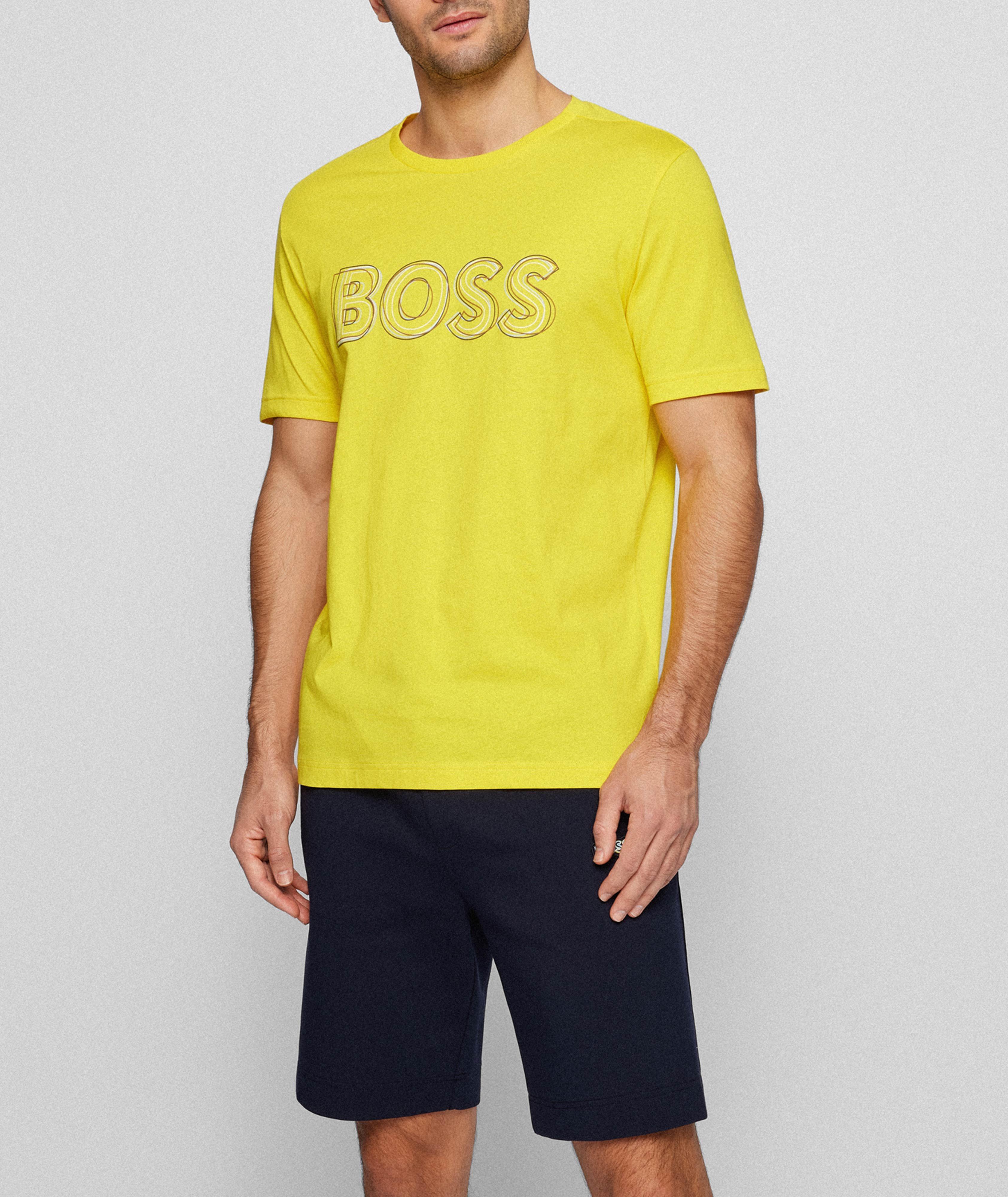Regular Fit Cotton Jersey Logo T-Shirt image 3