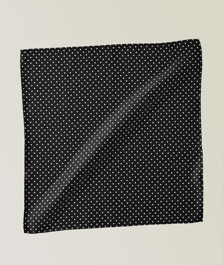 Polka Dots Silk Pocket Square image 0