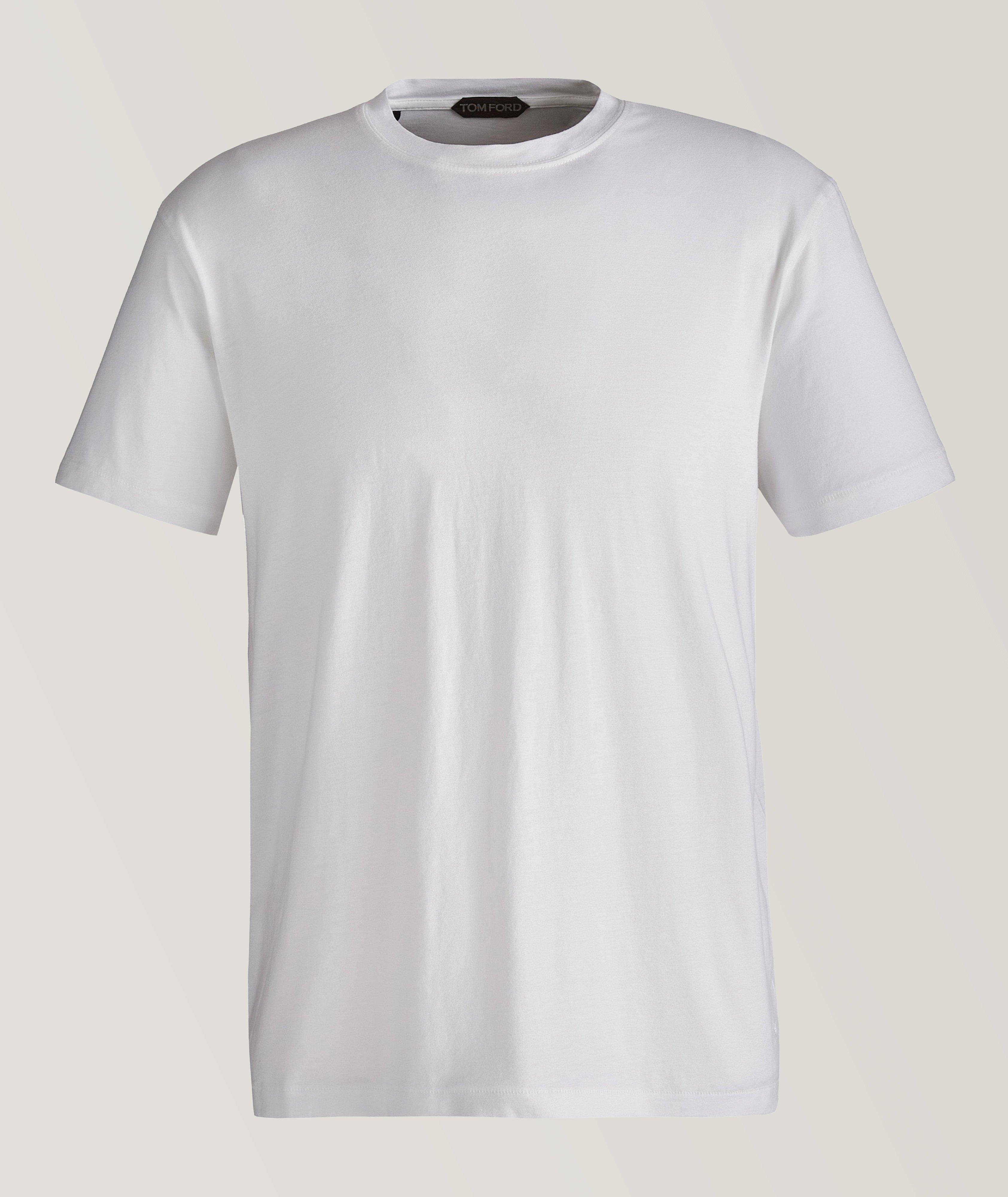 T-shirt en jersey de lyocell et coton image 0