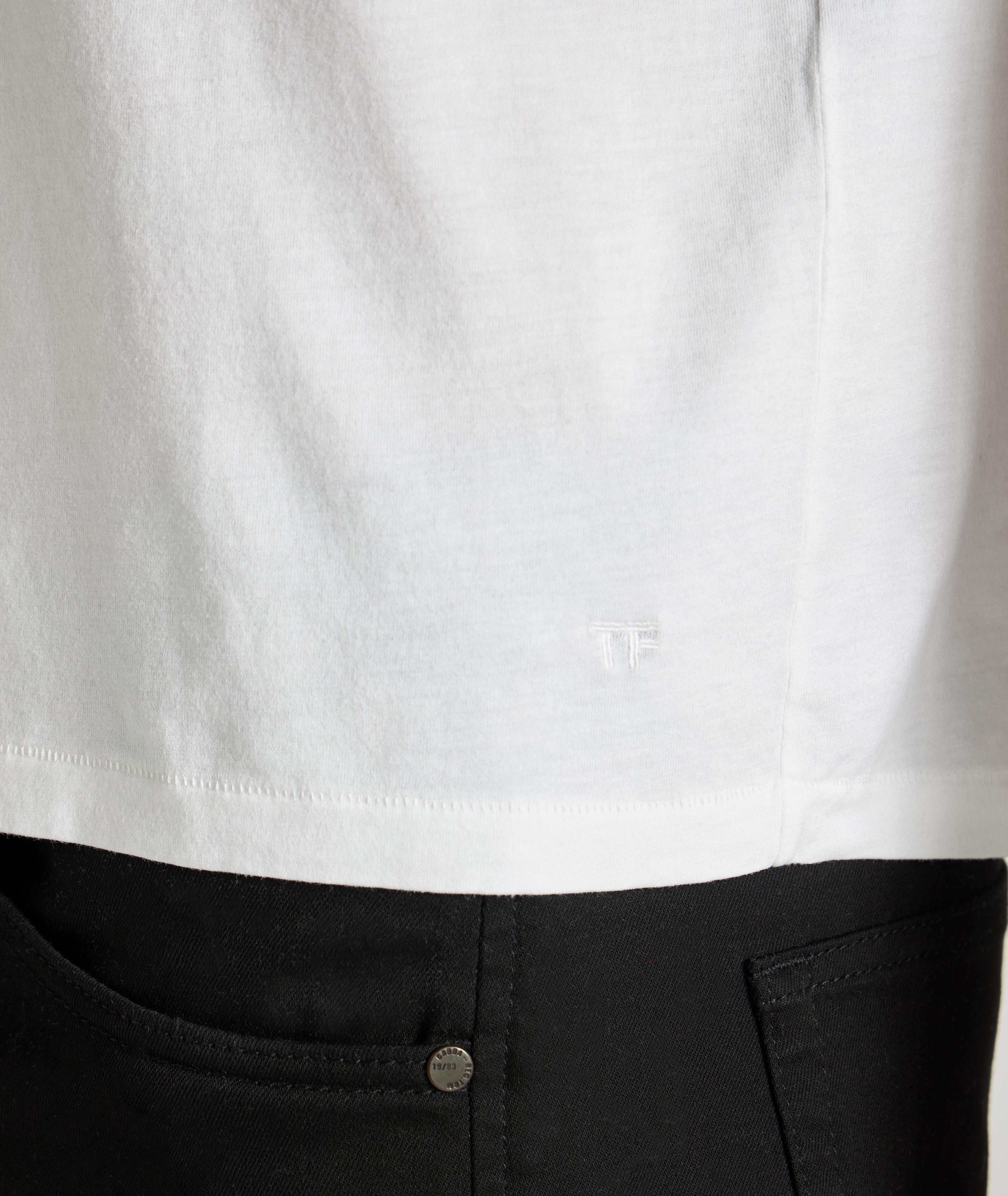 Lyocell-Cotton Jersey T-Shirt image 4