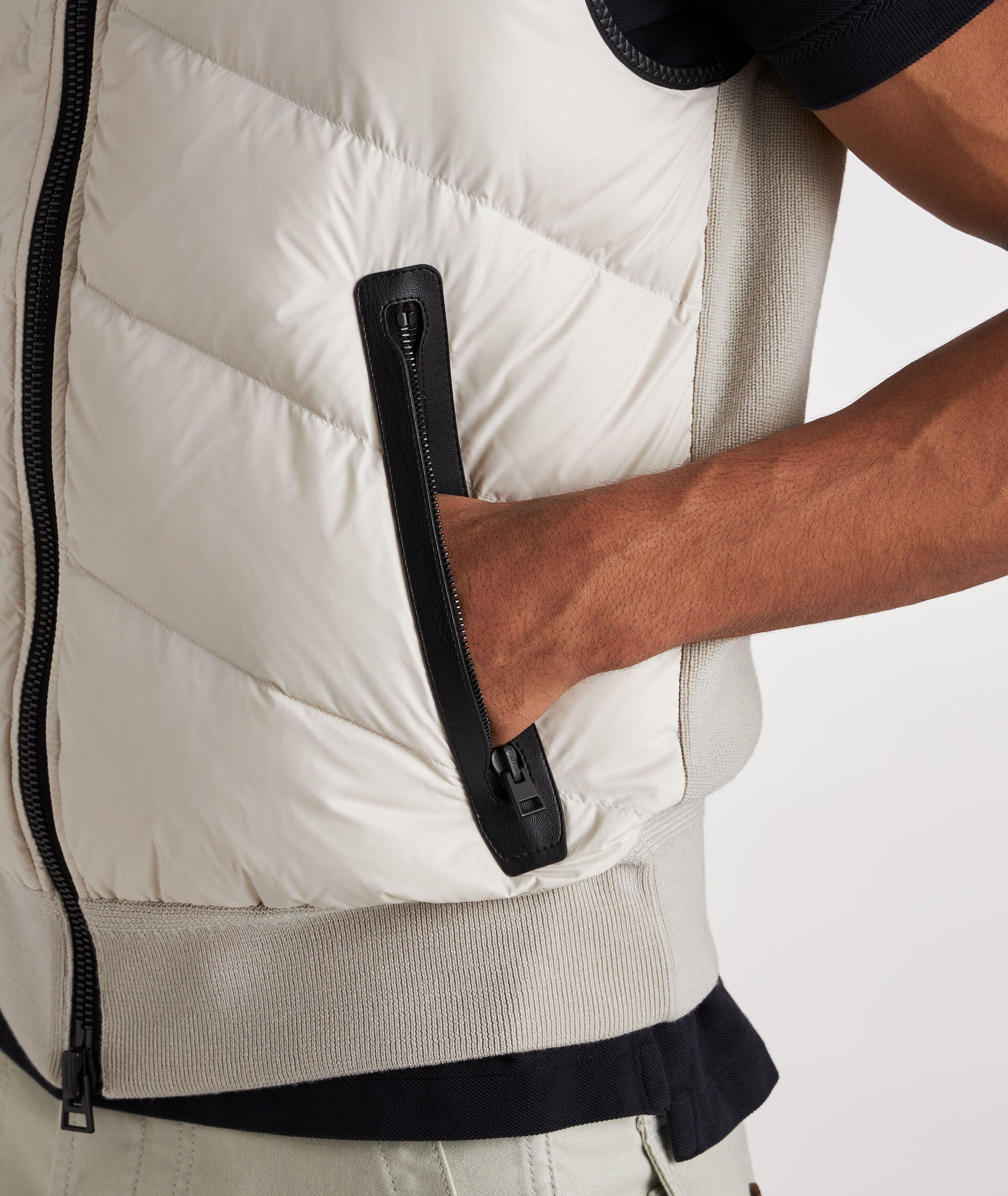 Veste matelassée en laine et duvet image 5