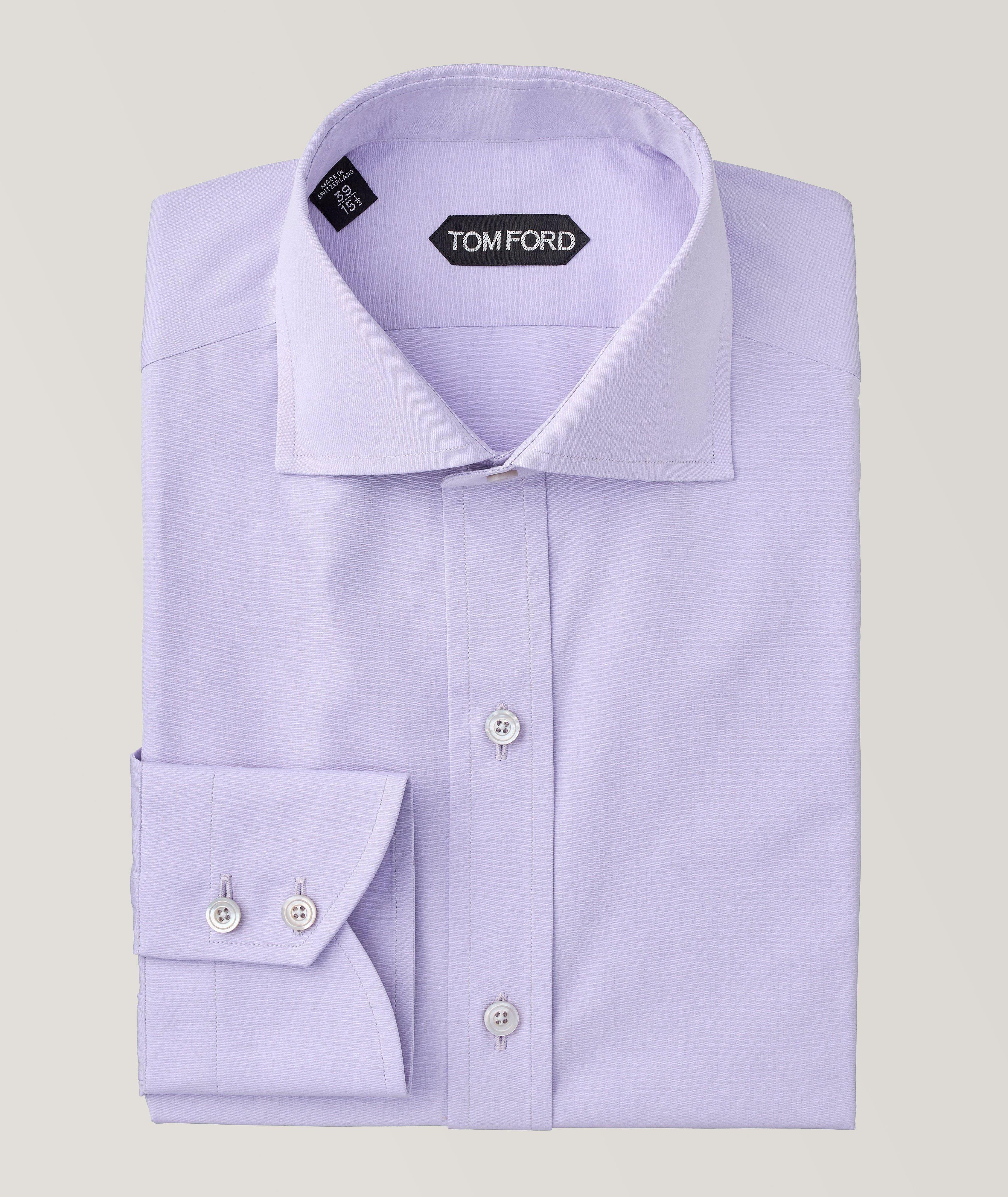 Mens purple hot sale formal shirt