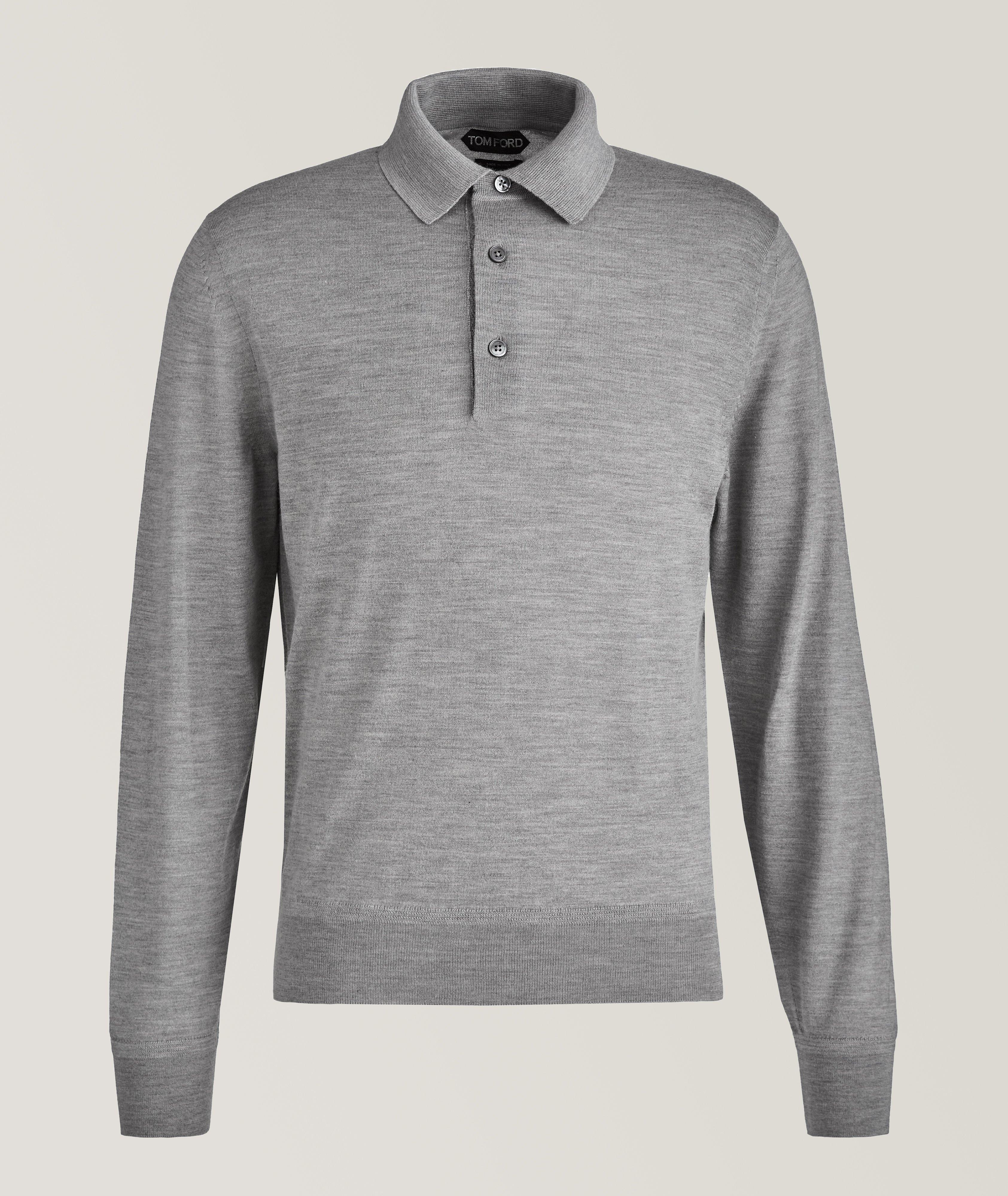 Cashmere & Silk Knit Polo image 0
