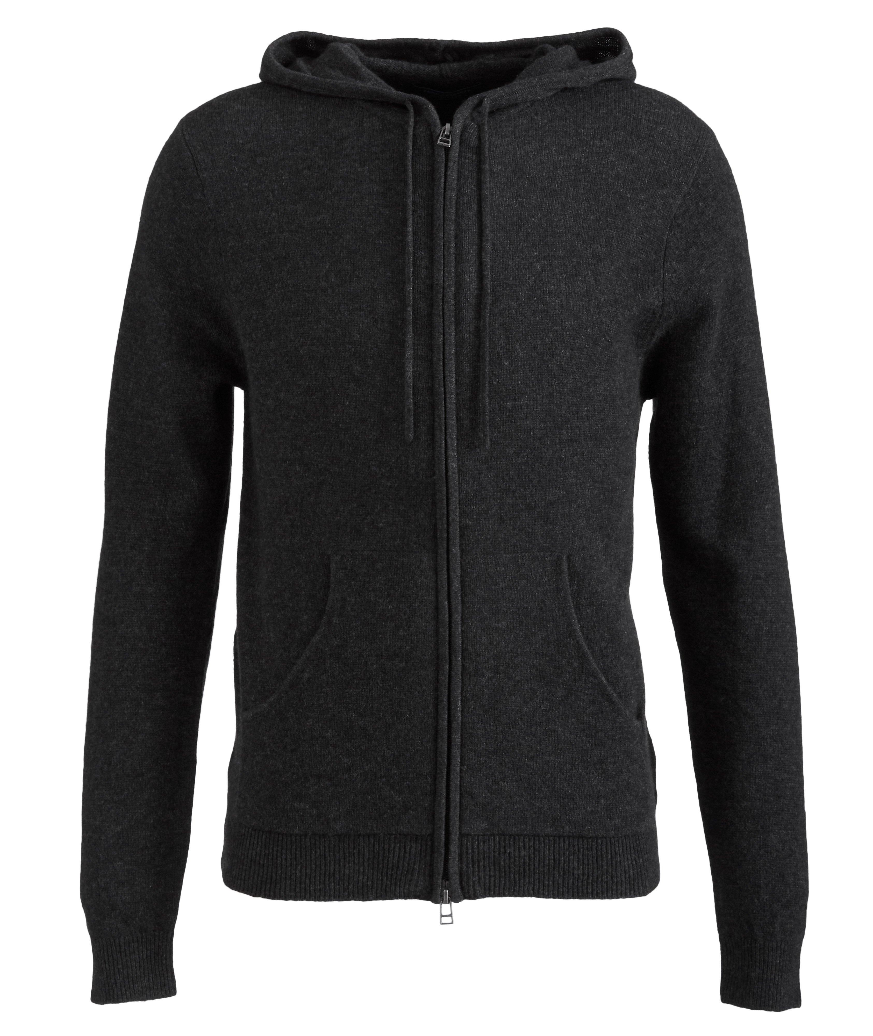 Zip-Up Cashmere Hoodie image 0