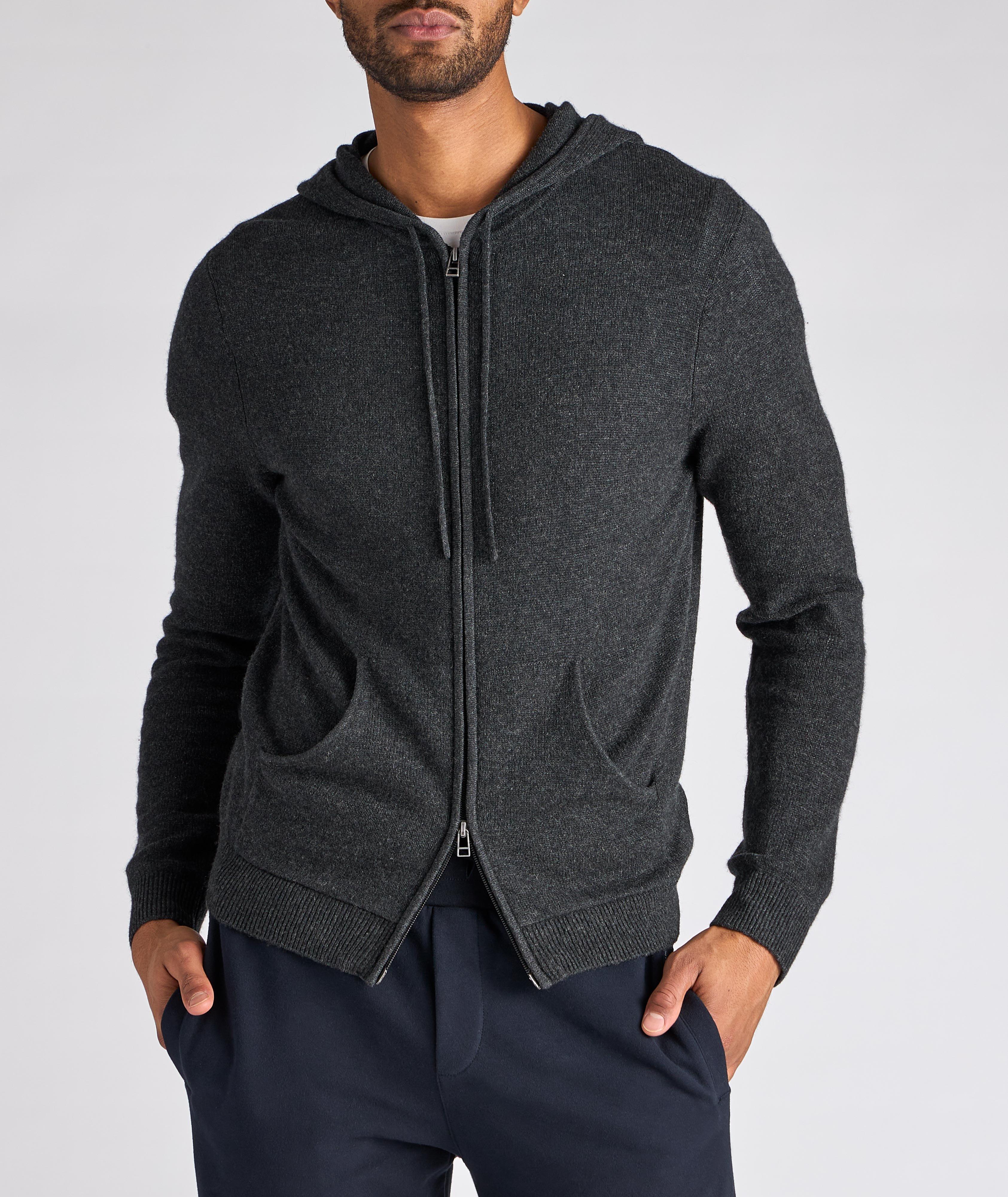 Zip-Up Cashmere Hoodie image 1