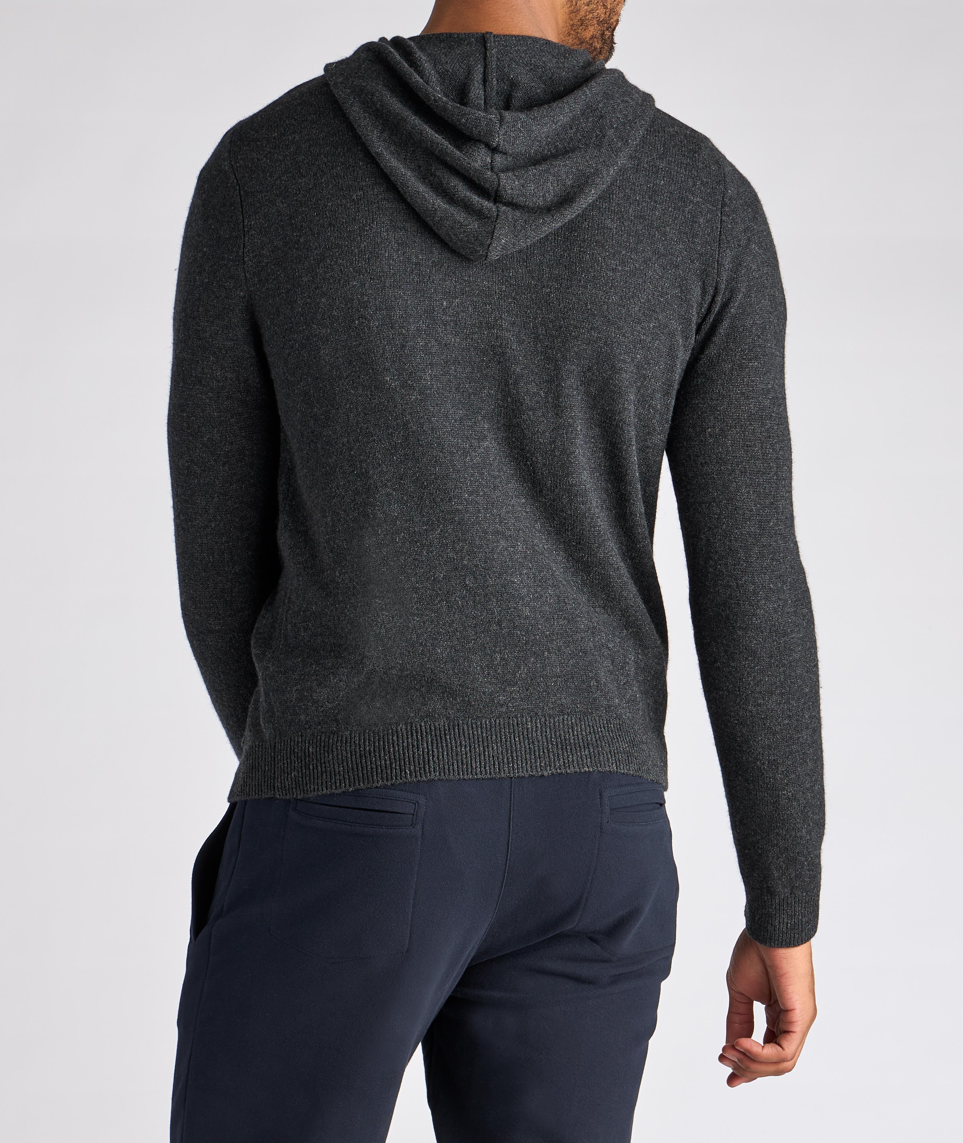Zip-Up Cashmere Hoodie image 2