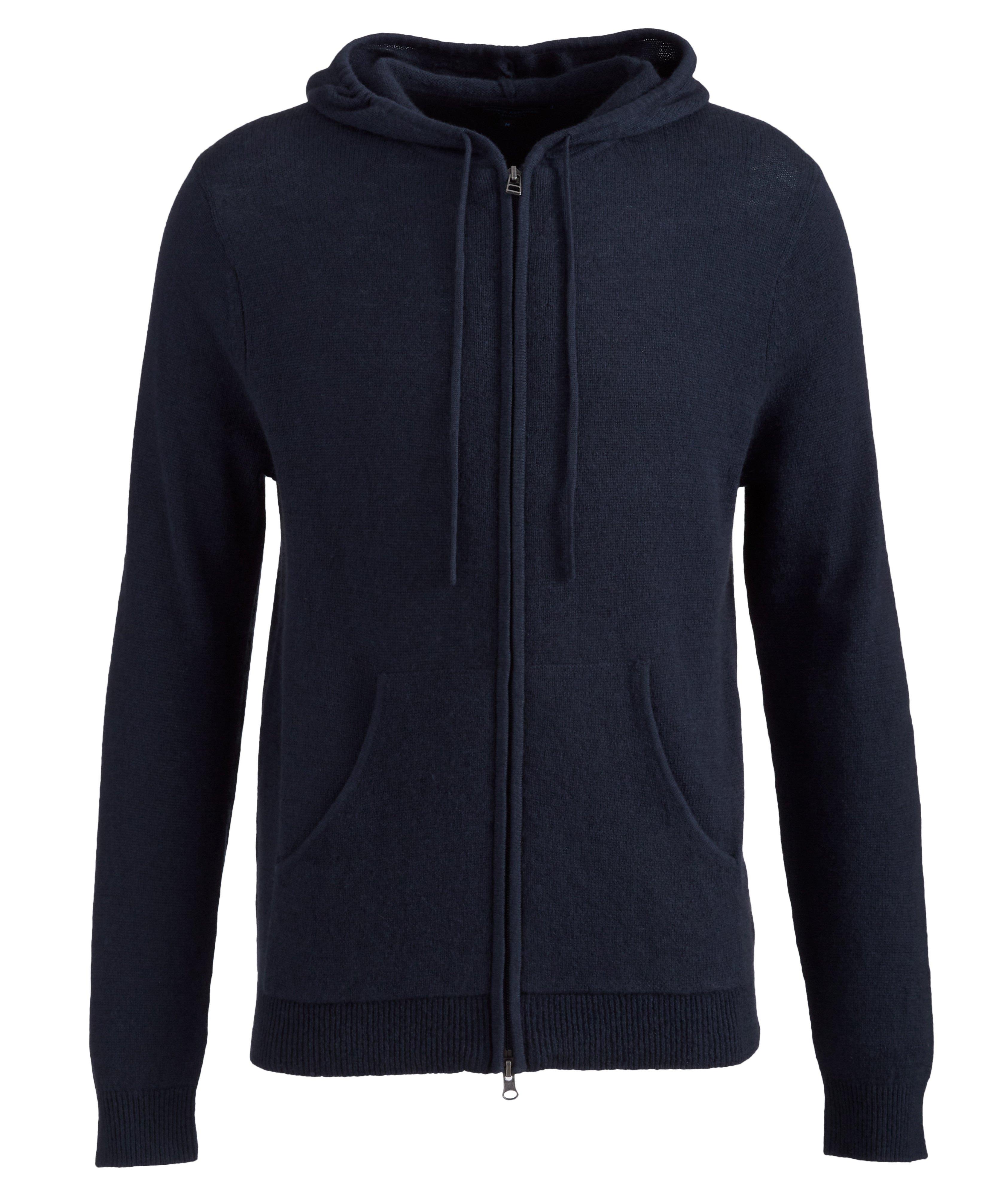 Zip-Up Cashmere Hoodie image 0