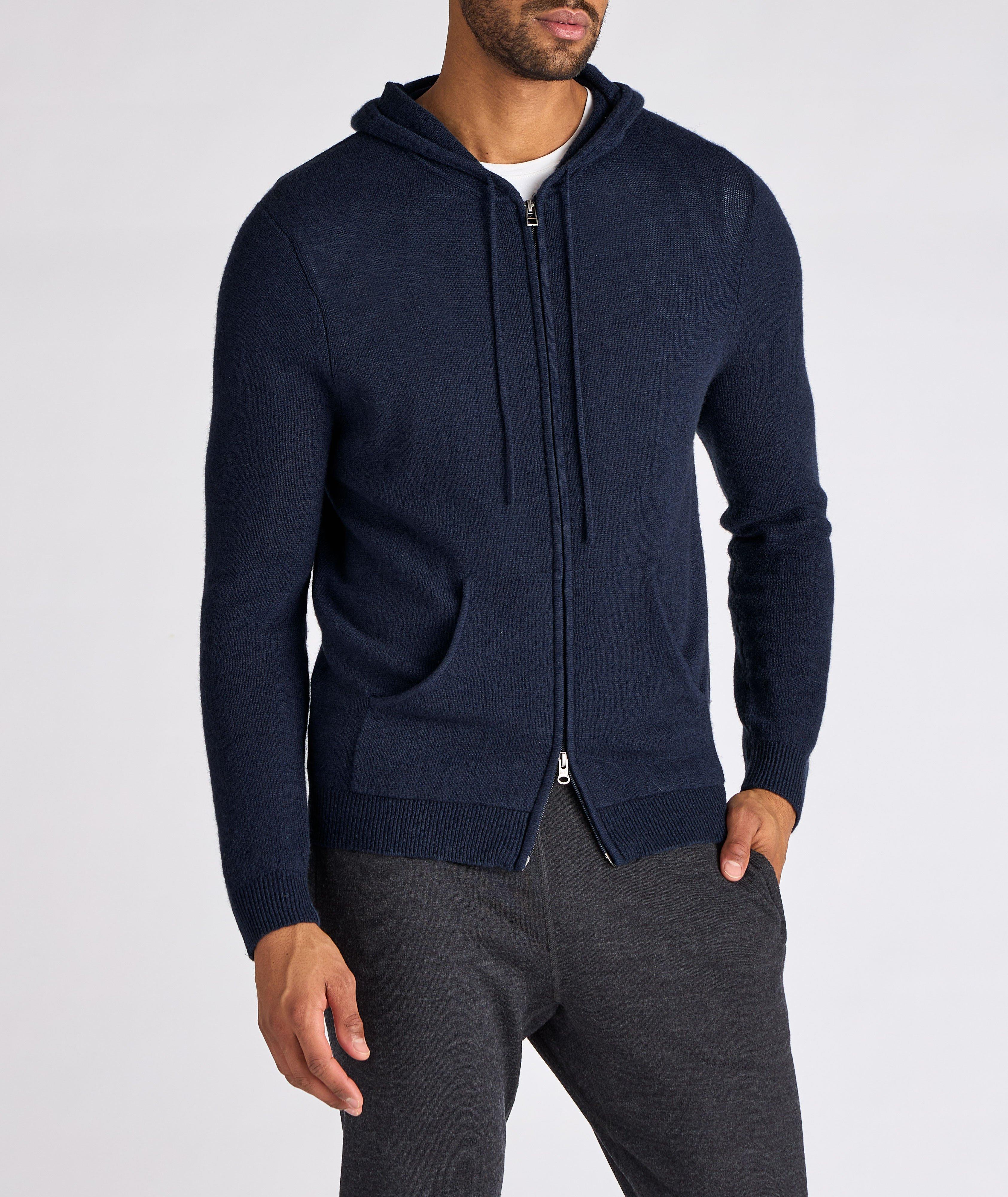 Zip-Up Cashmere Hoodie image 1