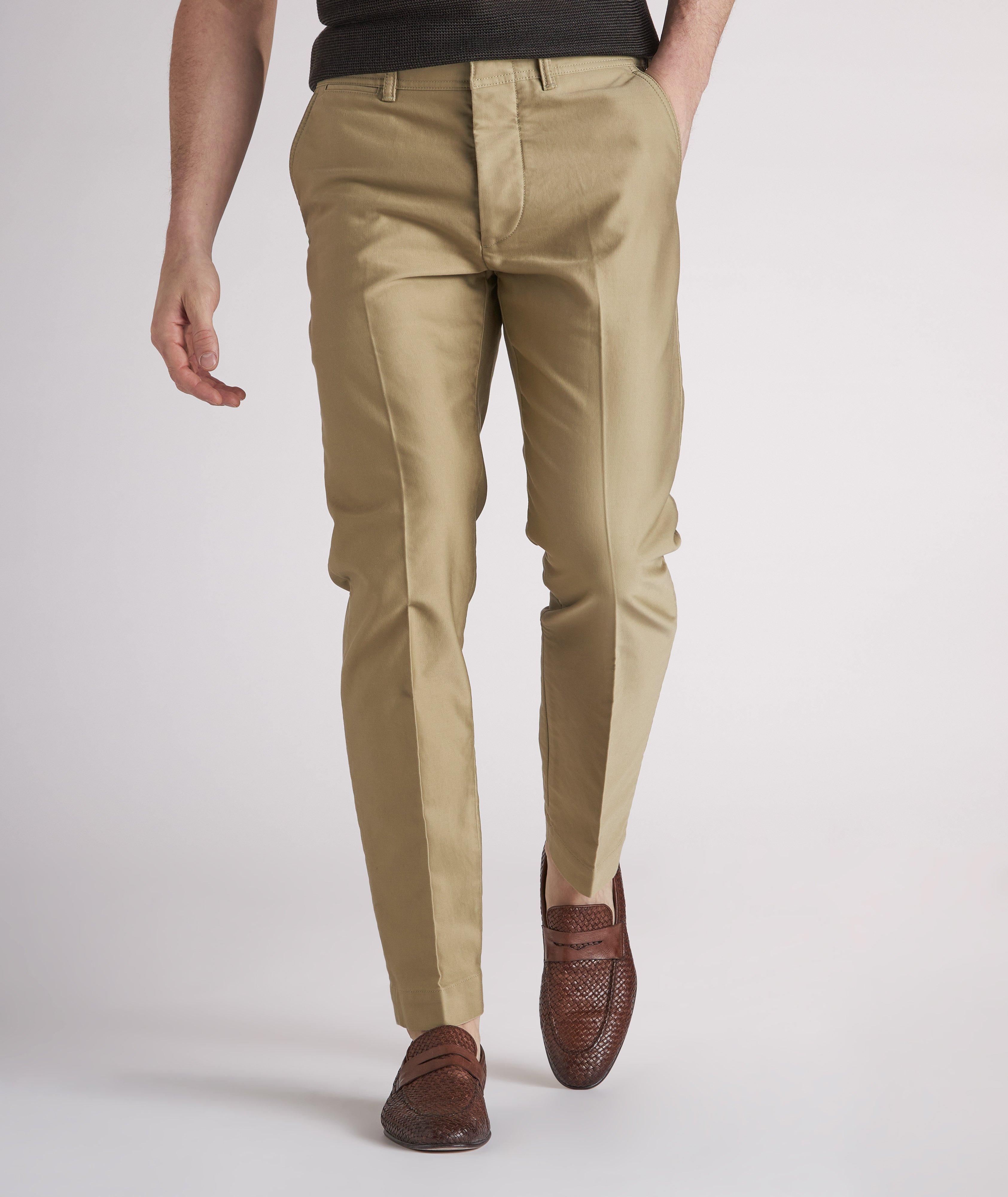 Chino de style militaire en coton image 1