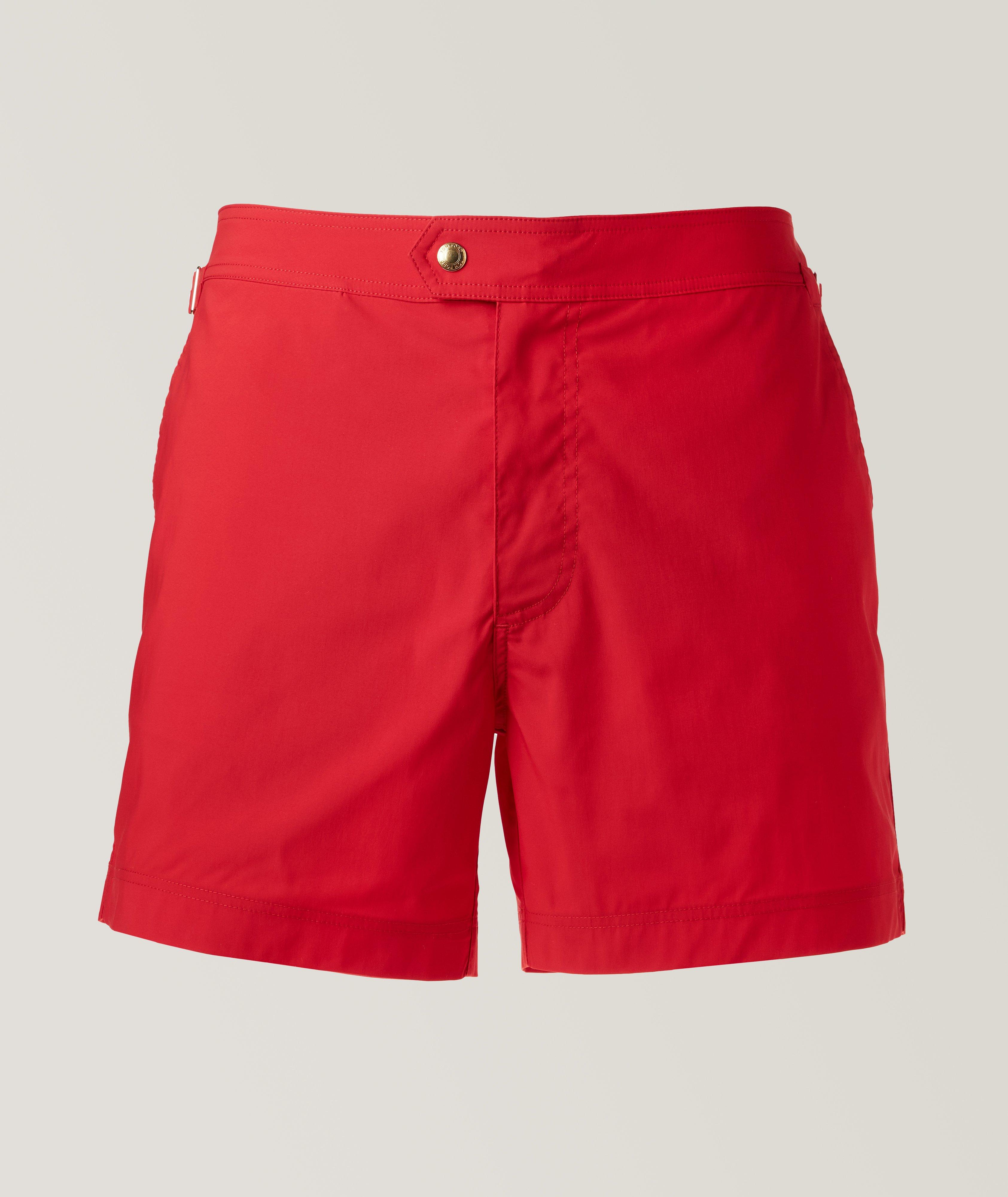 TOM FORD Solid Swim Trunks, Swimwear