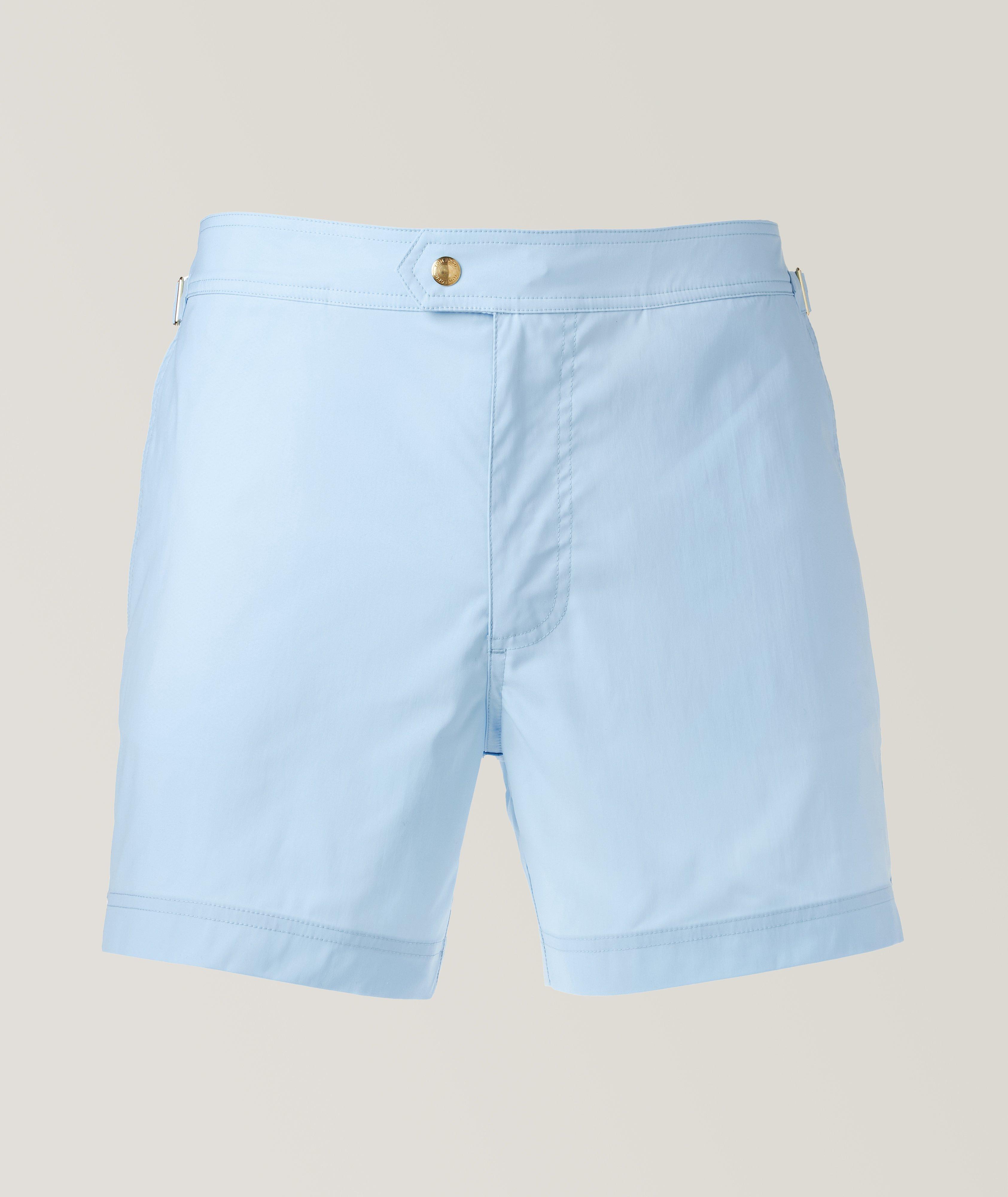 Solid Swim Trunks image 0