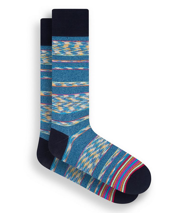 Stripe Stretch-Cotton Socks image 0