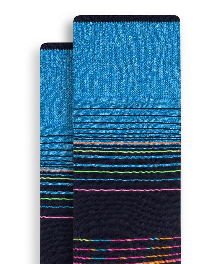 Striped Stretch-Cotton Socks image 1