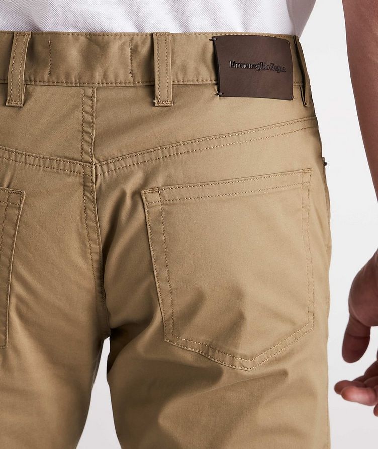 Pantalon en coton extensible à cinq poches image 4