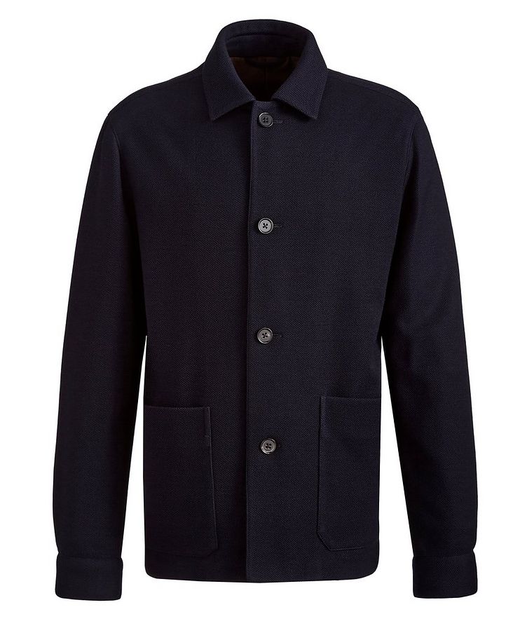 Wool-Cotton Jersey Chore Jacket image 0