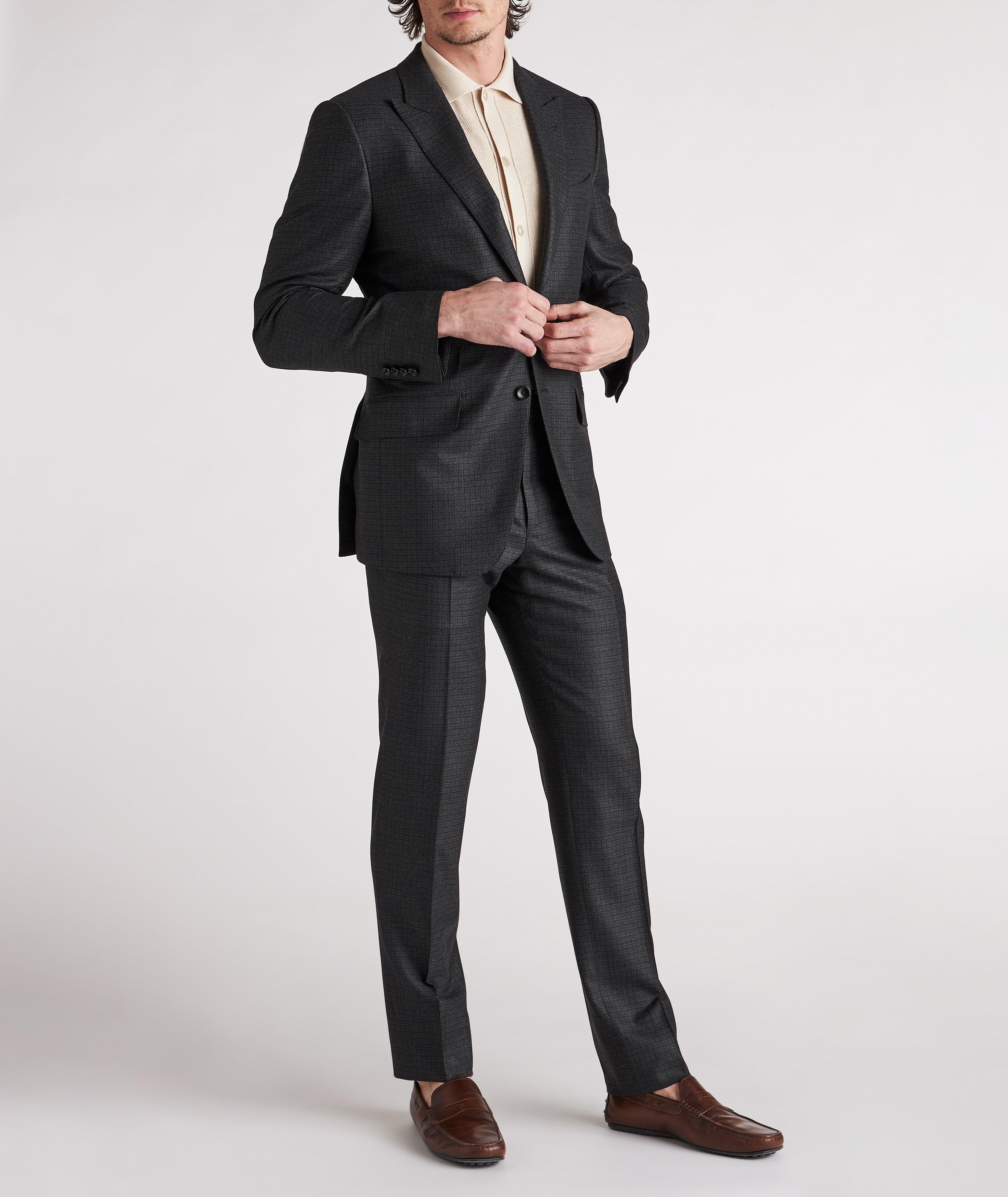 O'Connor Tattersall Shadow Check  Wool Suit image 2