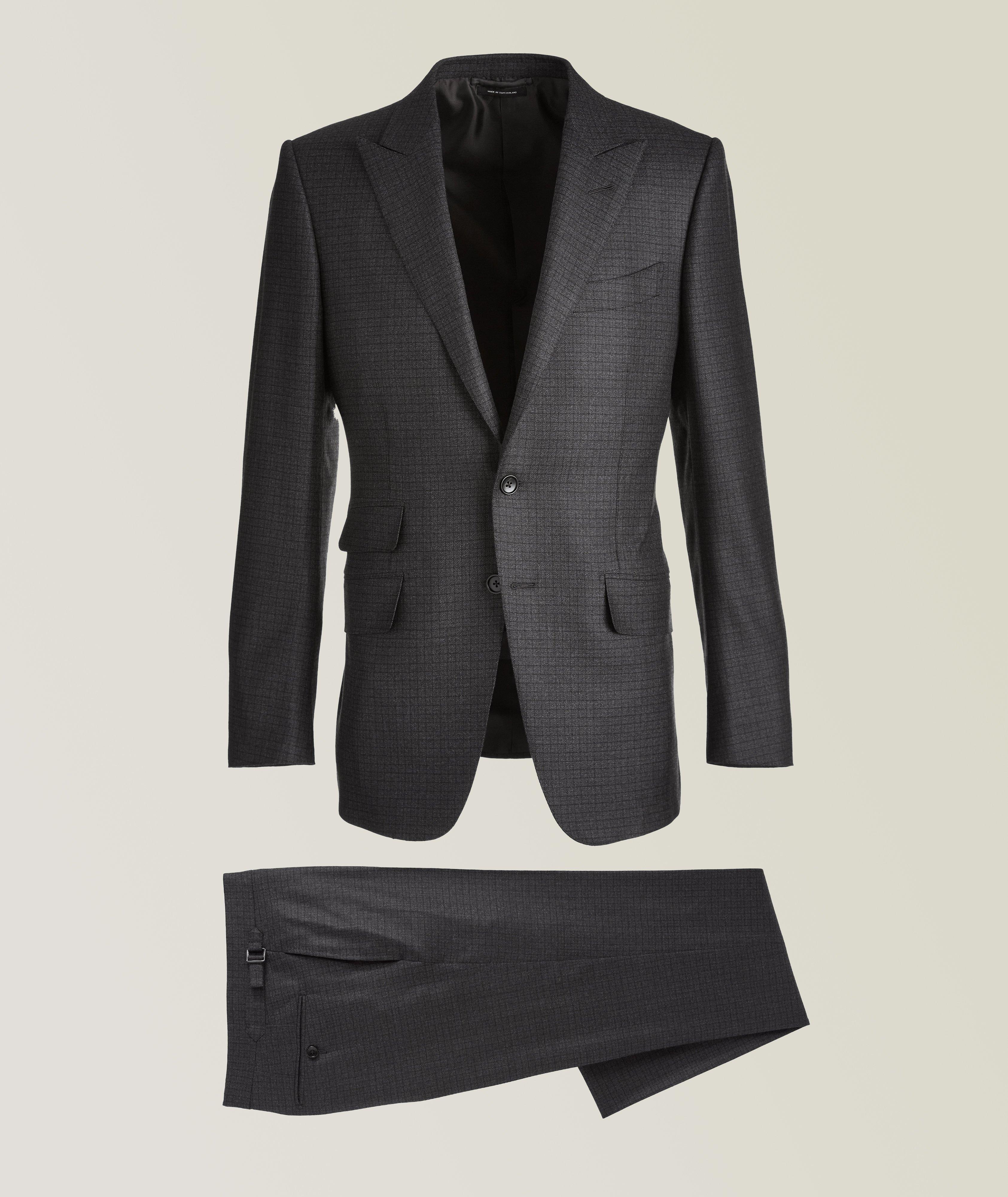 O'Connor Tattersall Shadow Check  Wool Suit image 0