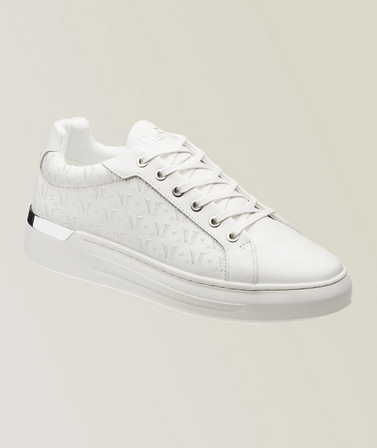 Leather-Suede  Embroidered GRFTR Sneakers image 0