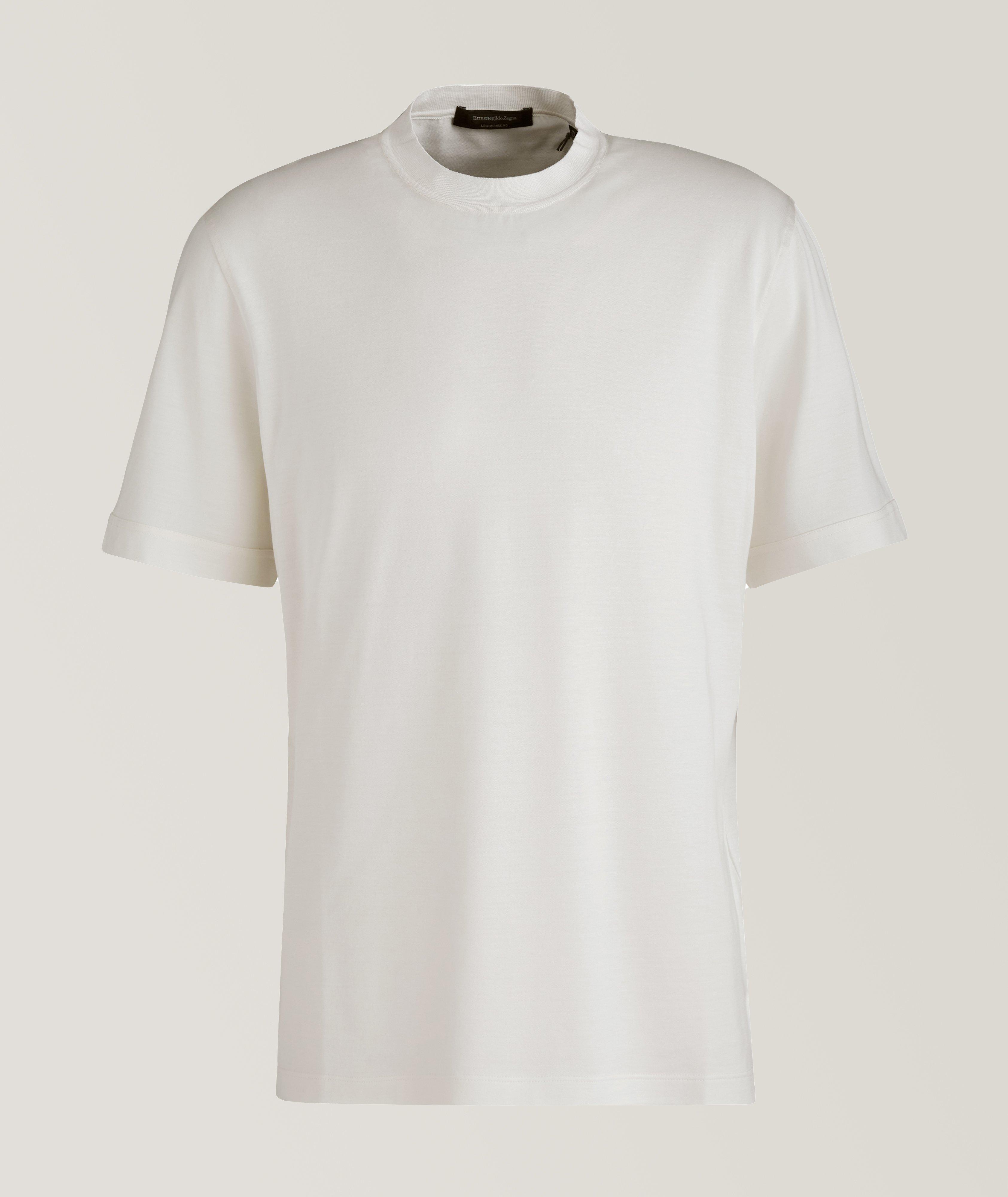 T-shirt en soie et coton, collection Leggerissimo image 0