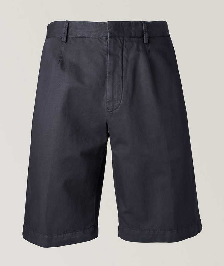 Cotton Linen Summer Chino Shorts image 0