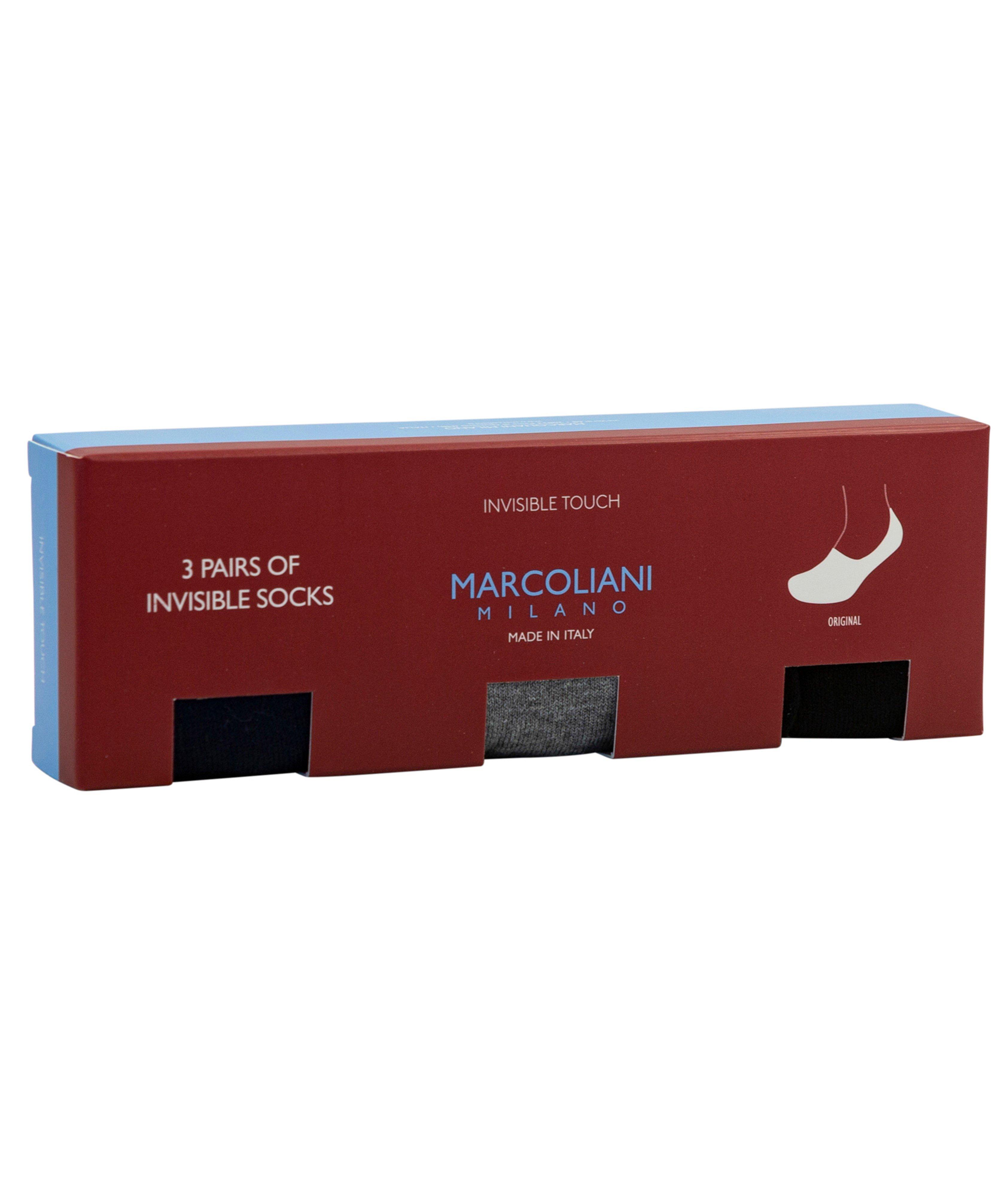 Ensemble de trois paires de chaussettes courtes Invisible Touch image 0