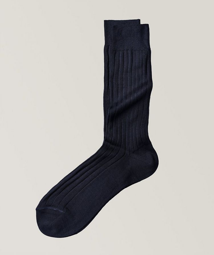 Cotton Rib Dress Socks image 0
