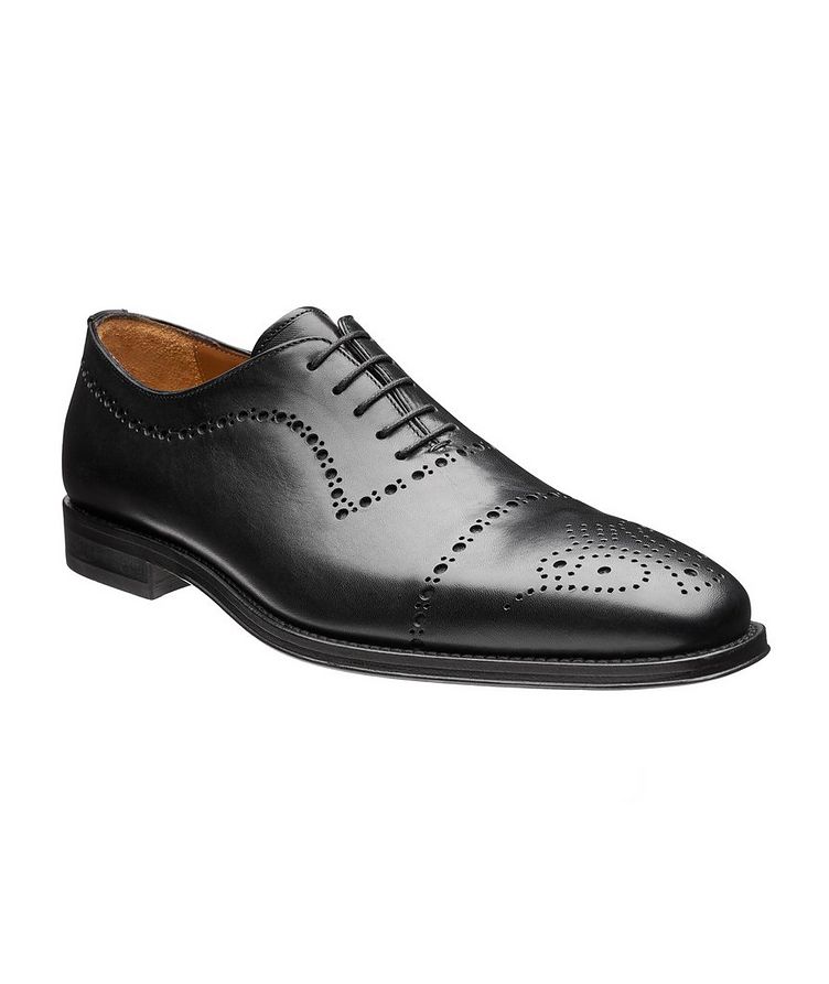 Leather Oxford with Perforations  image 0