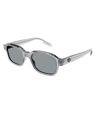 Montblanc Transparent Rectangular Sunglasses