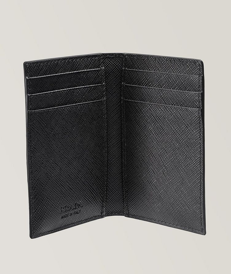 Saffiano Leather Folding Card Holder image 1