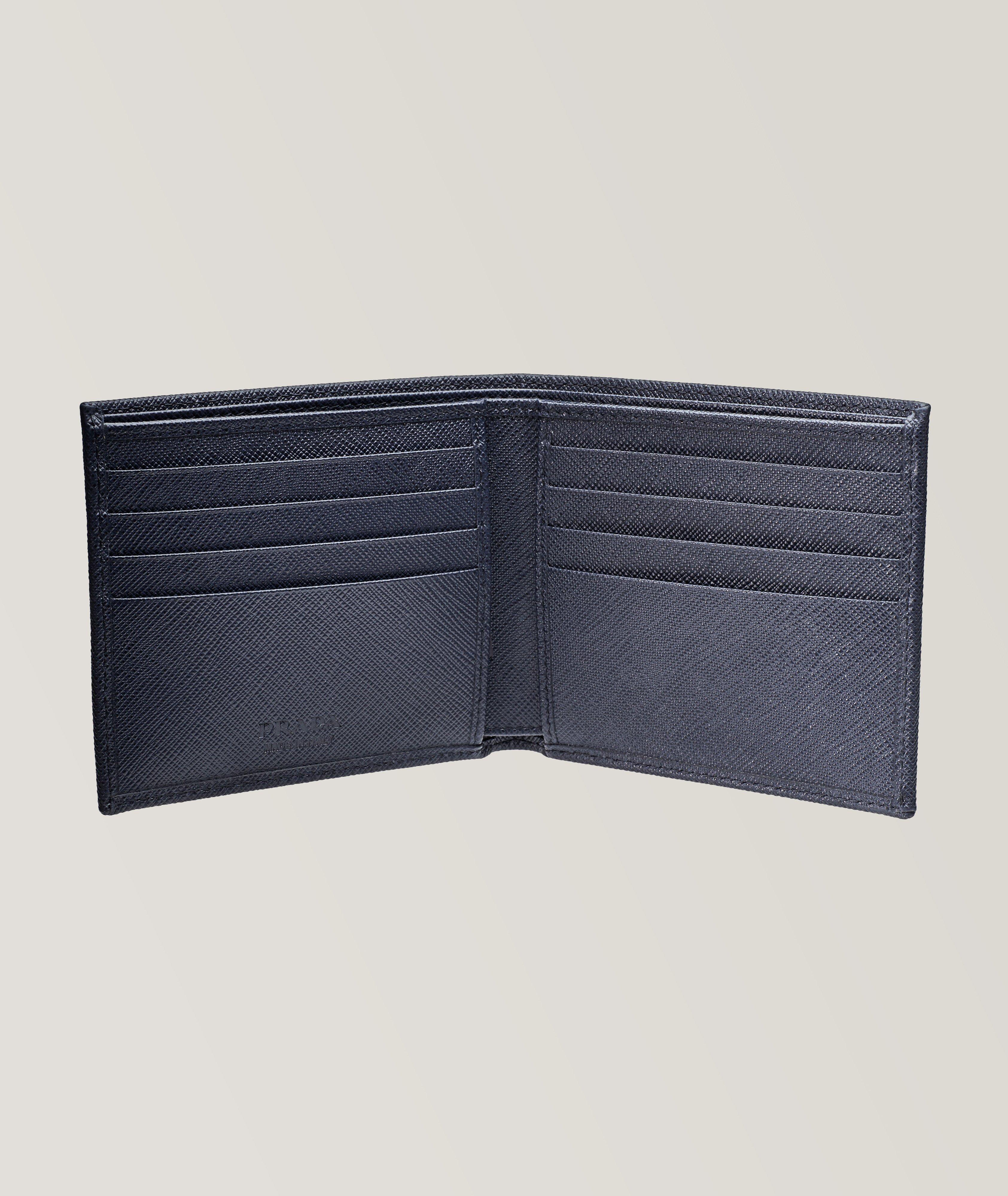 Portefeuille plié en cuir Saffiano image 1