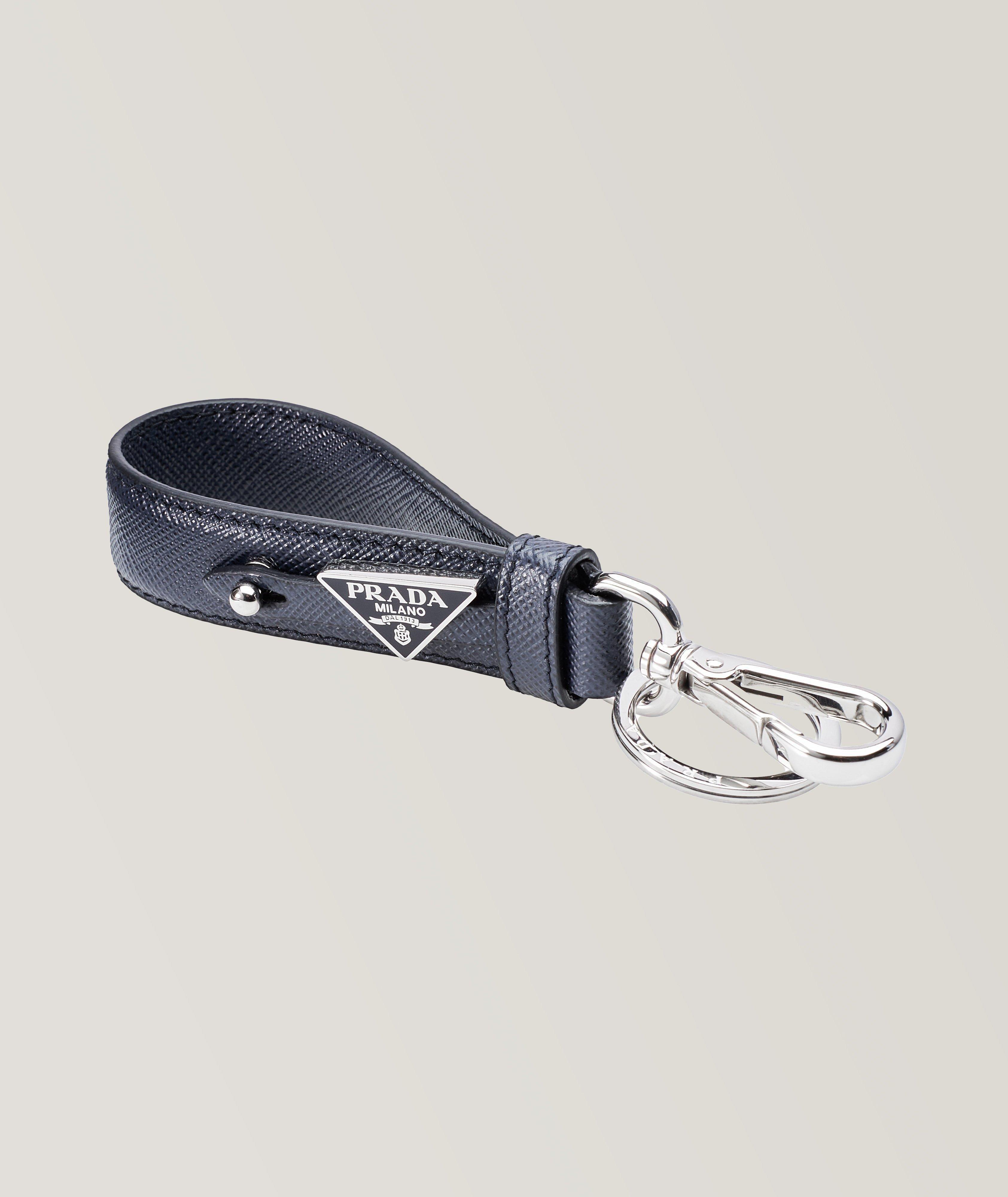 Prada Saffiano Leather Keychain