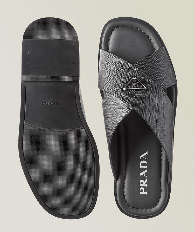 Sandale en cuir avec logo image 2