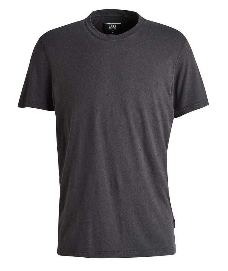 T-shirt en coton et modal à encolure ronde, collection 3Six Five image 0