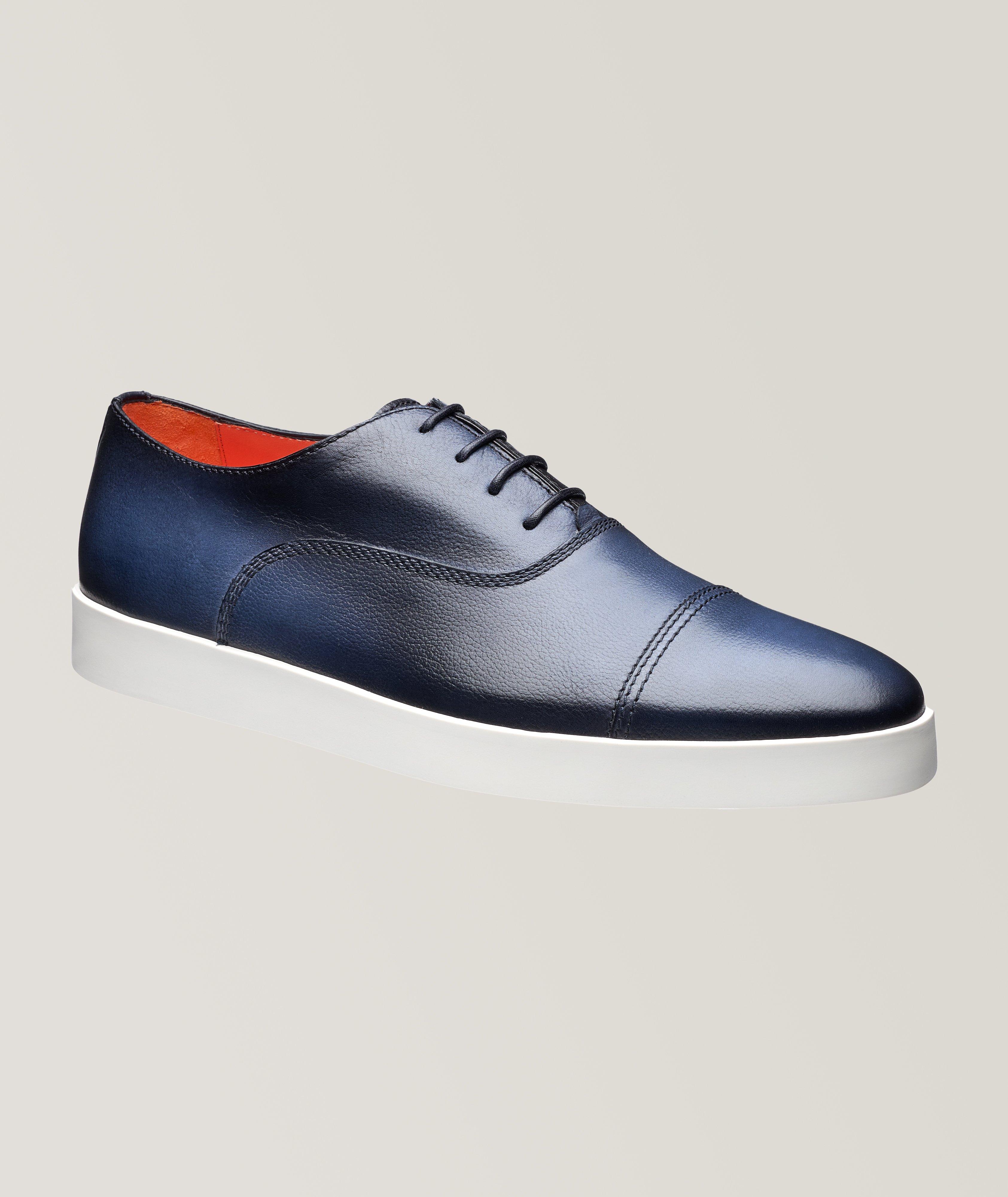 Chaussure lacée à bout rapporté image 0
