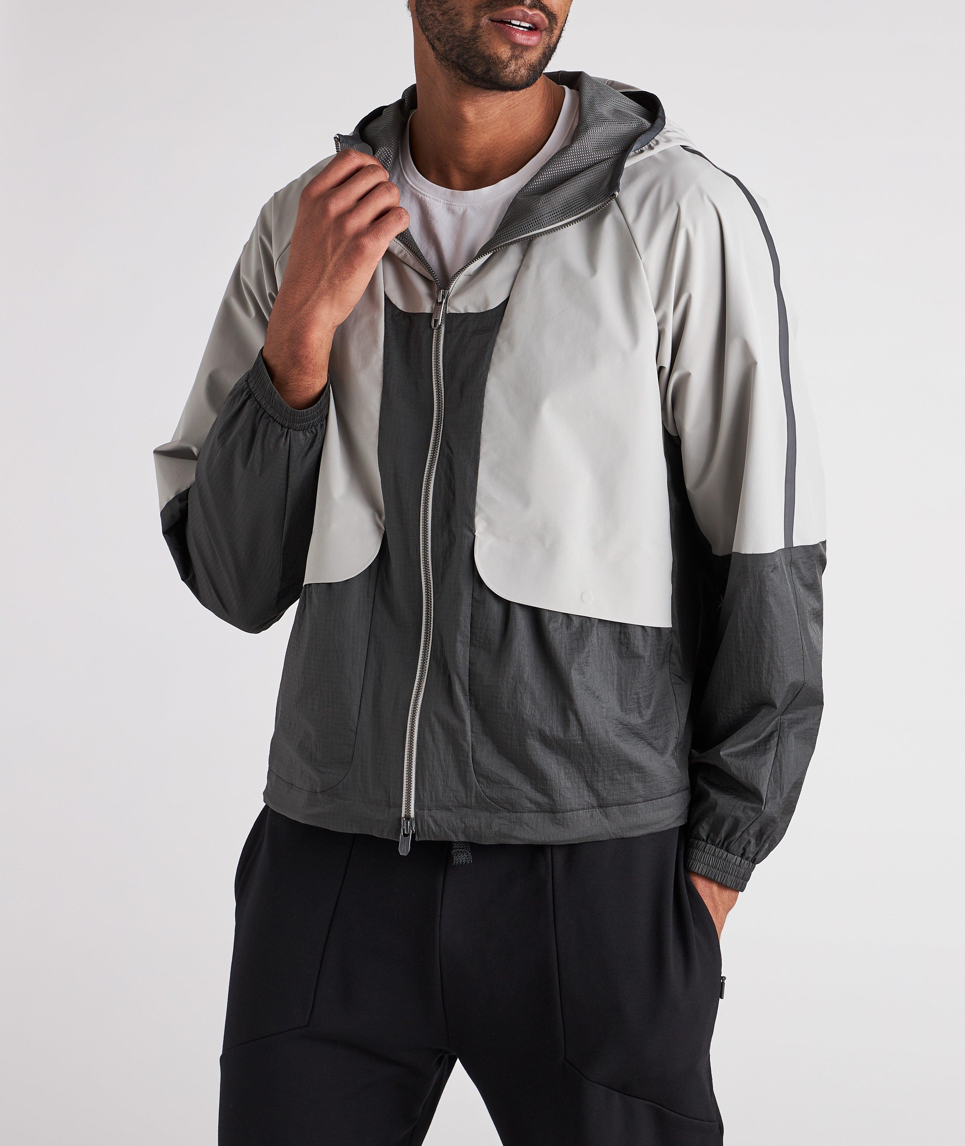 Soft Shell Mix-Media Hooded Jacket  image 2
